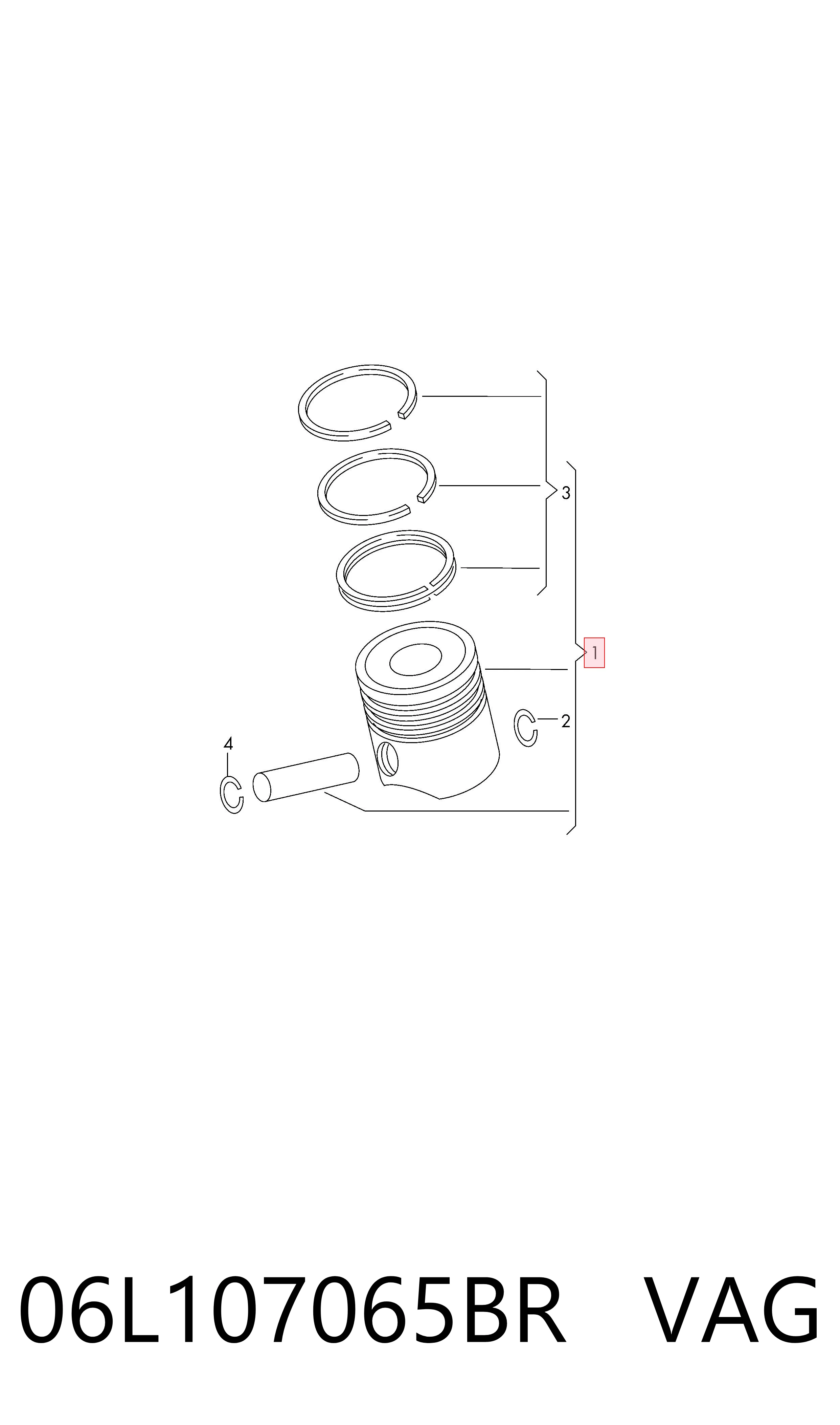  VAG 06L107065BR цена, от 88.98 USD