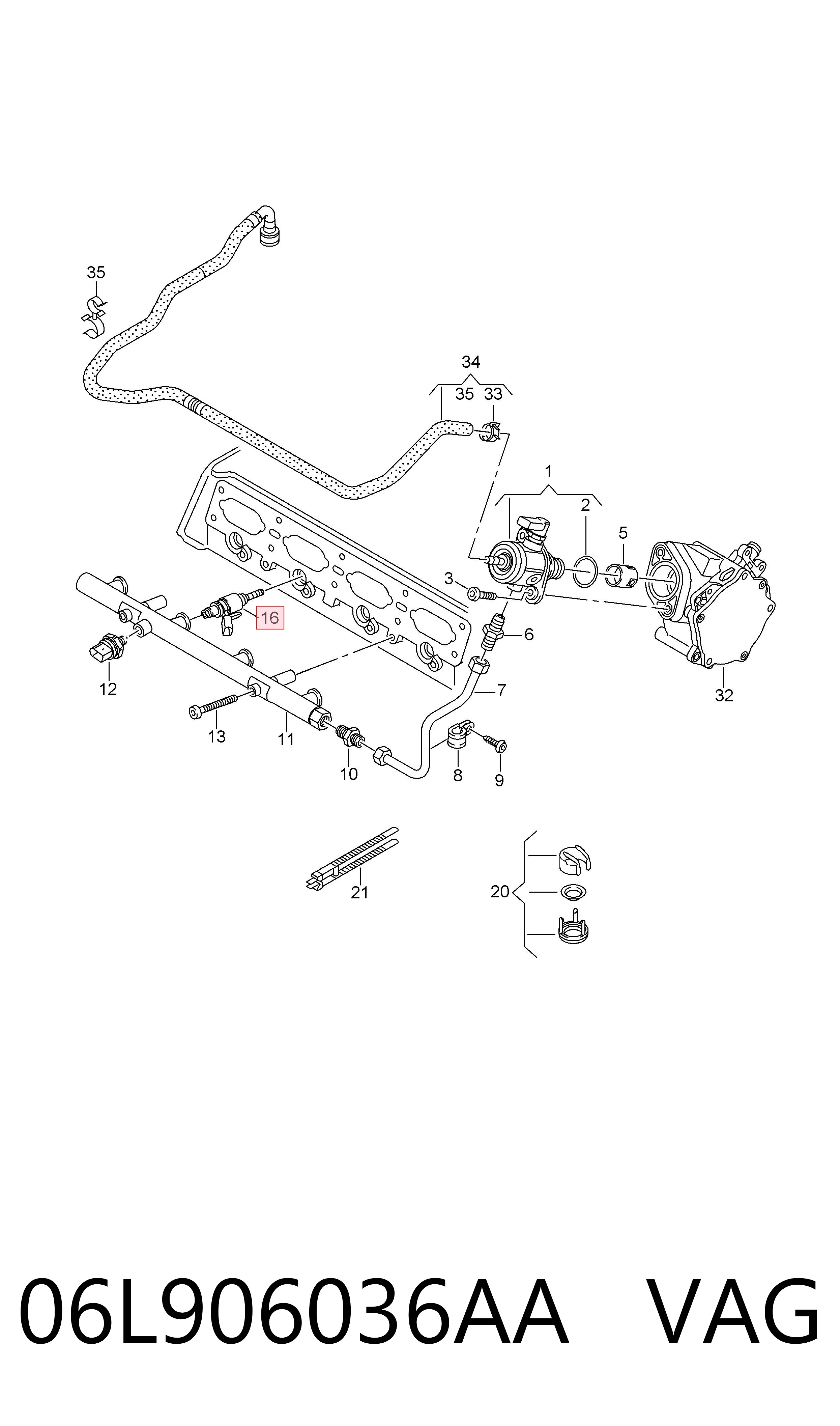 Форсунка инжектора Volkswagen Touareg III внедорожник (CR7, RC8) (2017 - 2026) цена, от 12.67 USD