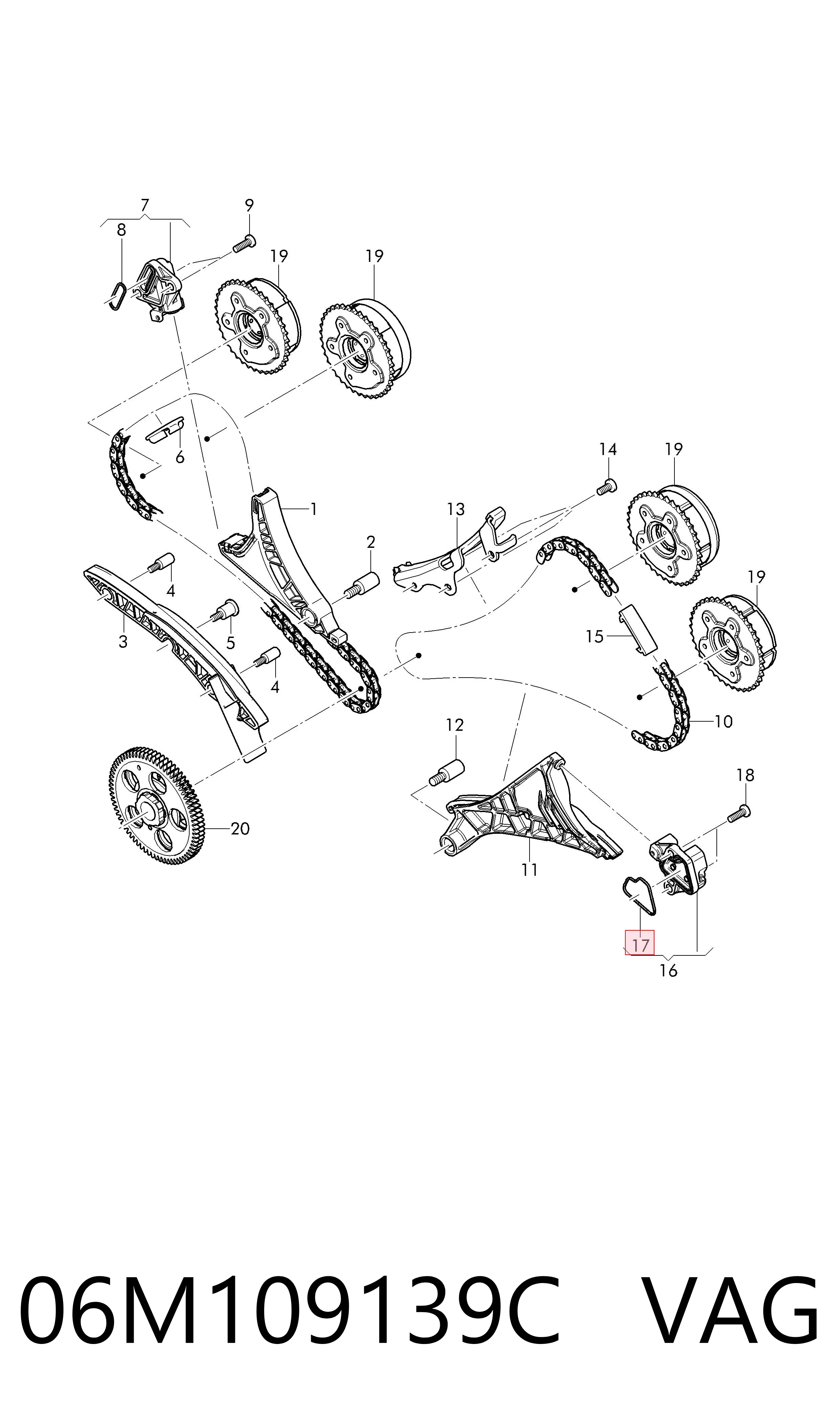  VAG 06M109139C цена, от 19.54 USD