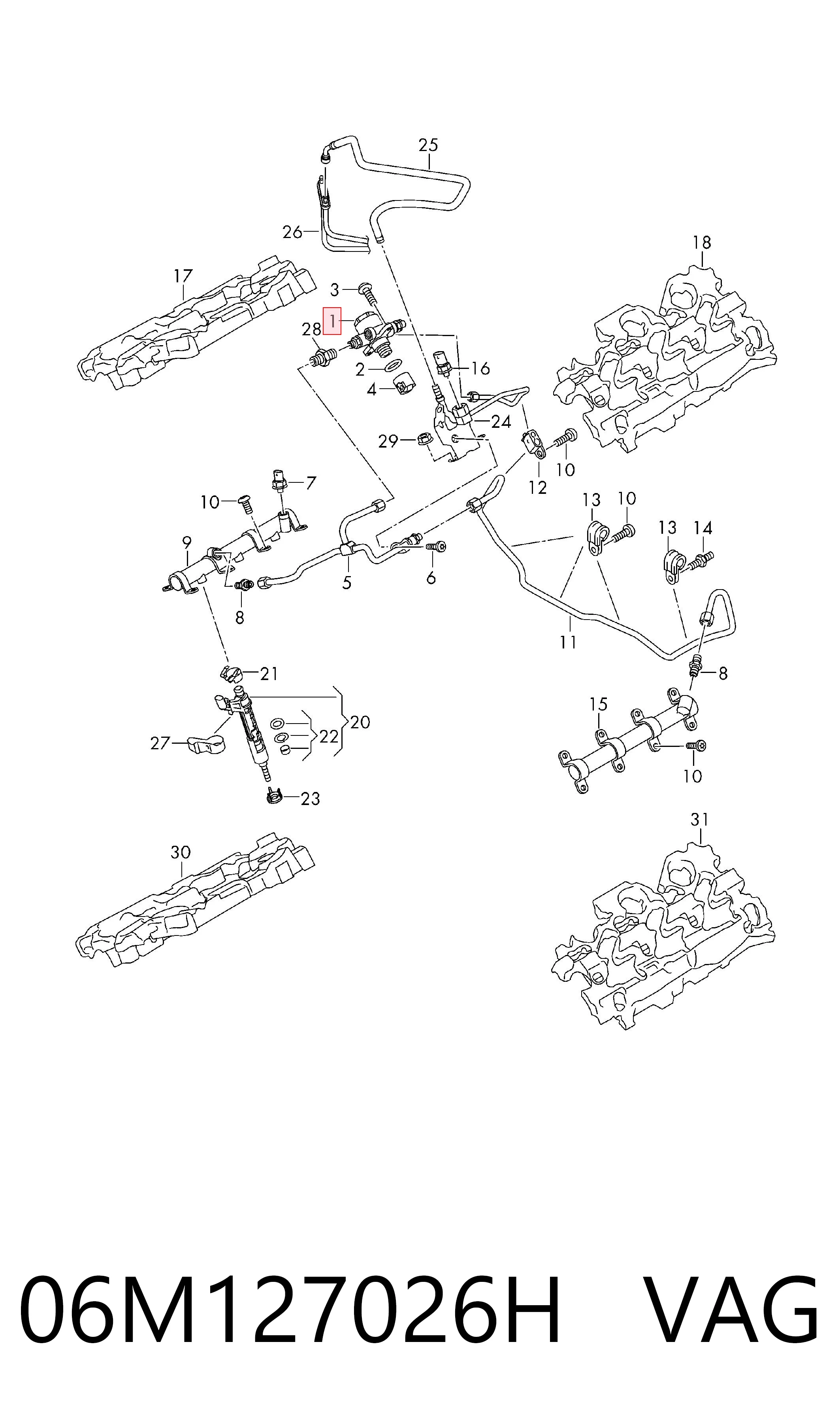 Насос топливный высокого давления (ТНВД) Audi A4 B9 седан (8W2, 8WC) (2015 - 2026) цена, от 63.35 USD