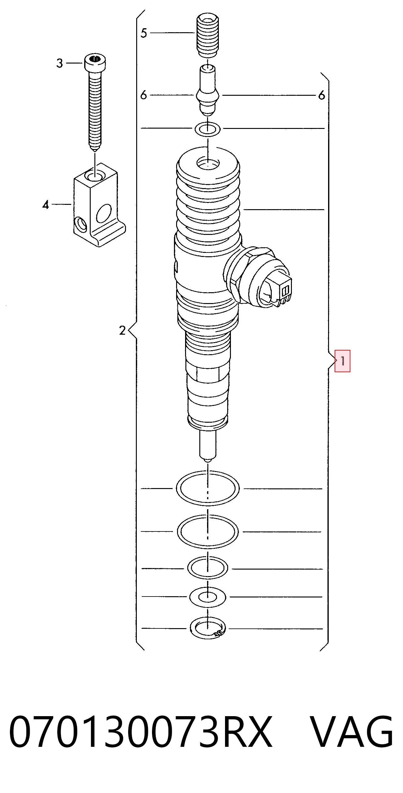 Купить 414720310 Bosch Клапанная форсунка