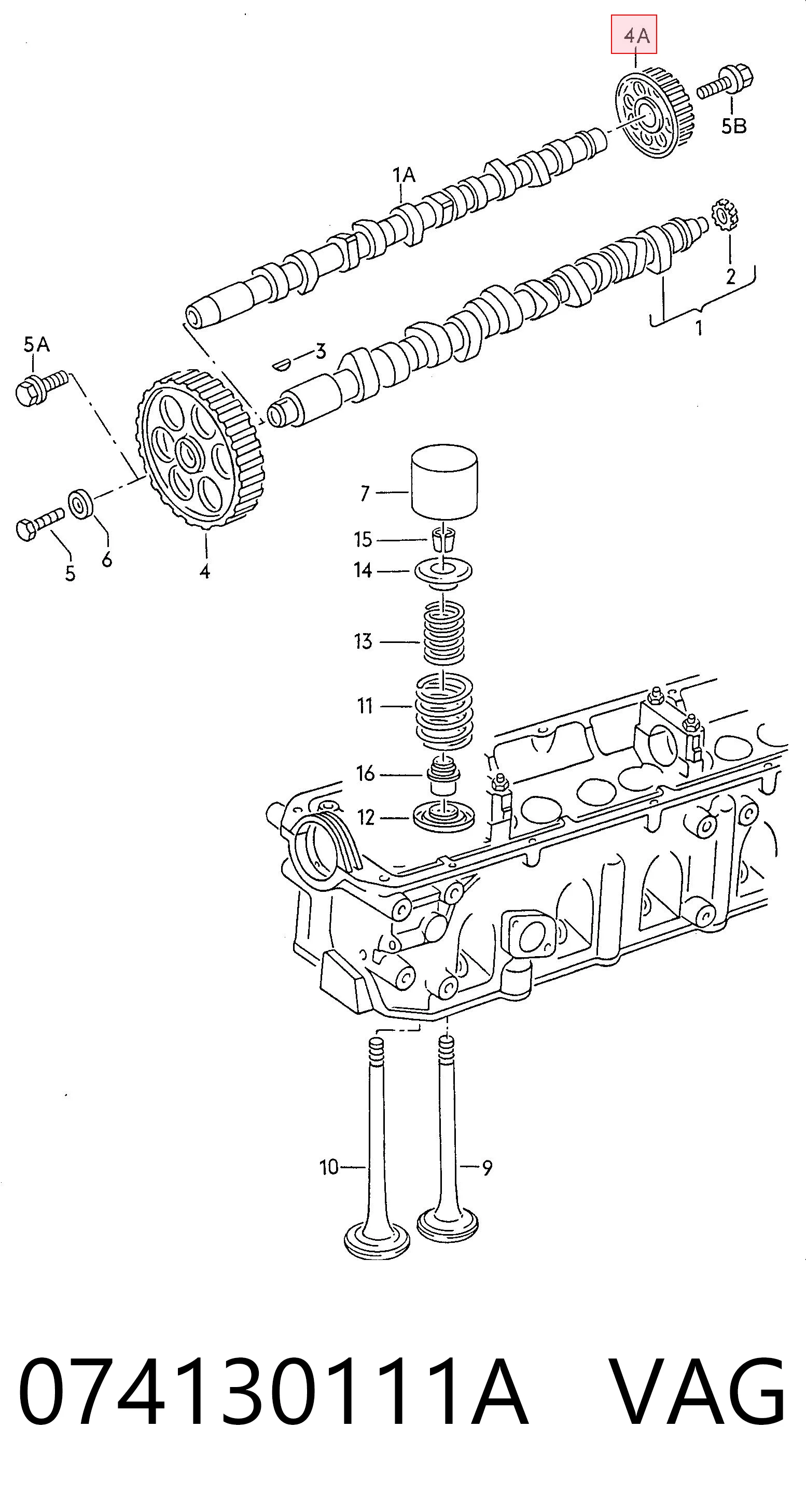 Купить 074130111HMG Maxgear Шестерня привода ТНВД