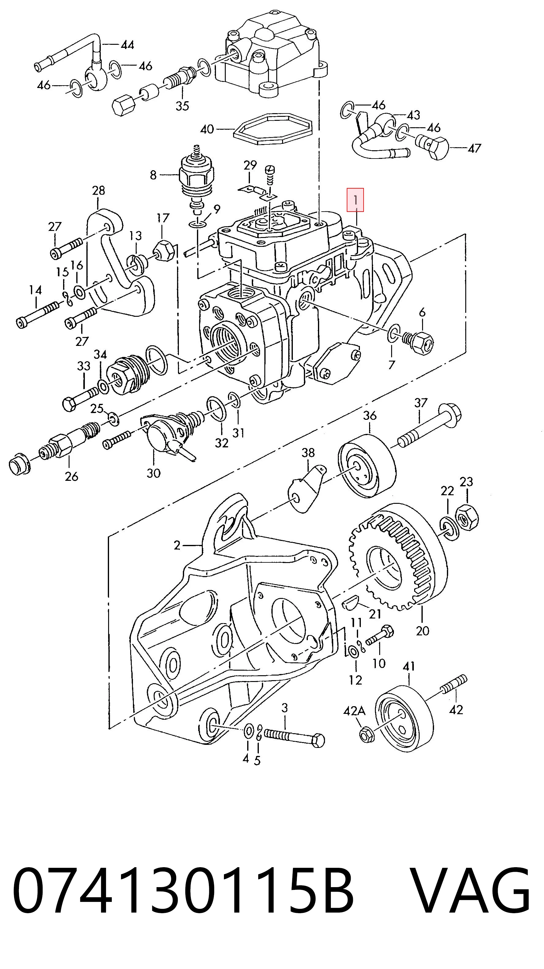 460415983 Bosch Насос топливный высокого давления (ТНВД)