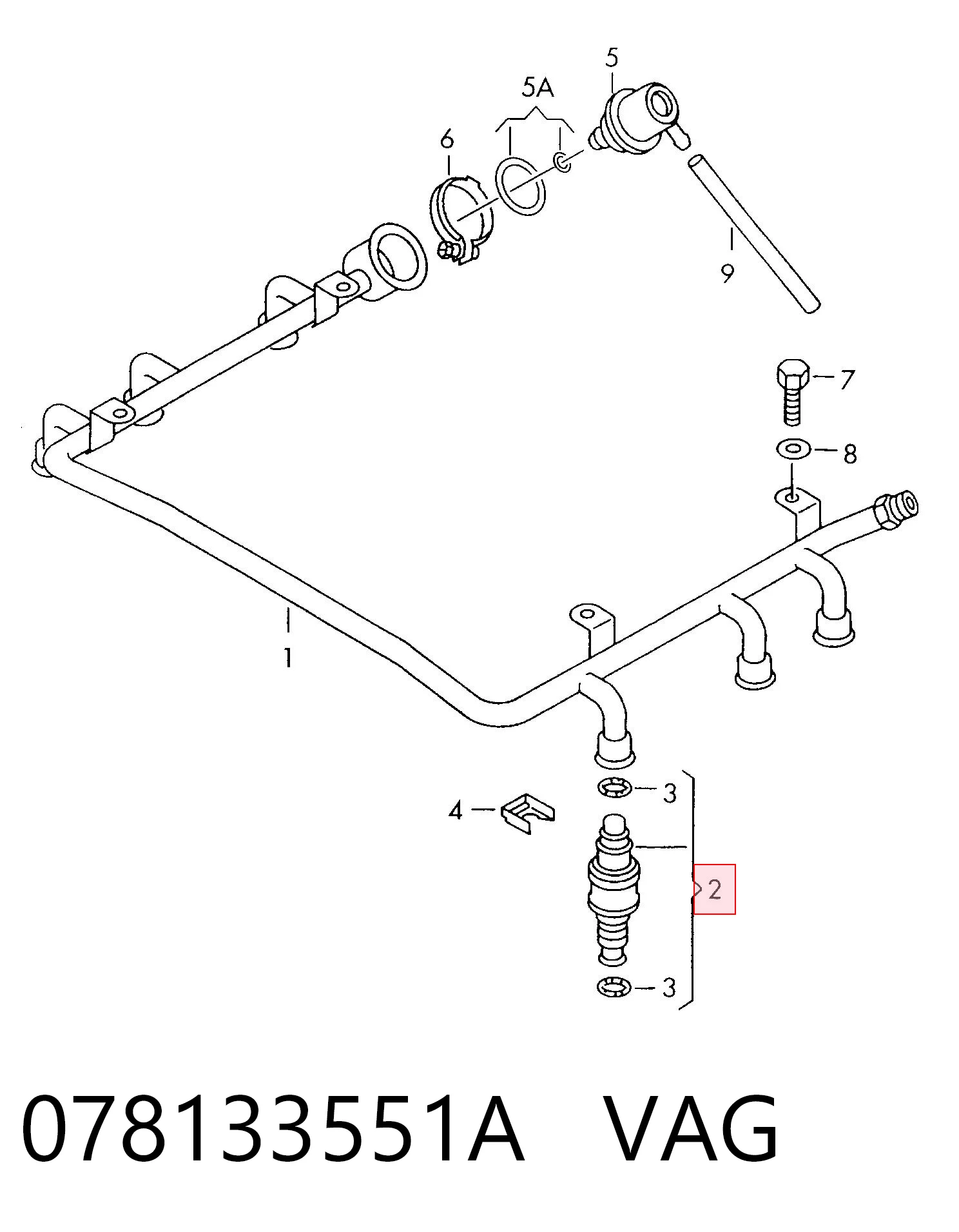 Форсунка инжектора Audi A6 C4 универсал (4A5) (1994 - 1998) цена, от 6.34 USD