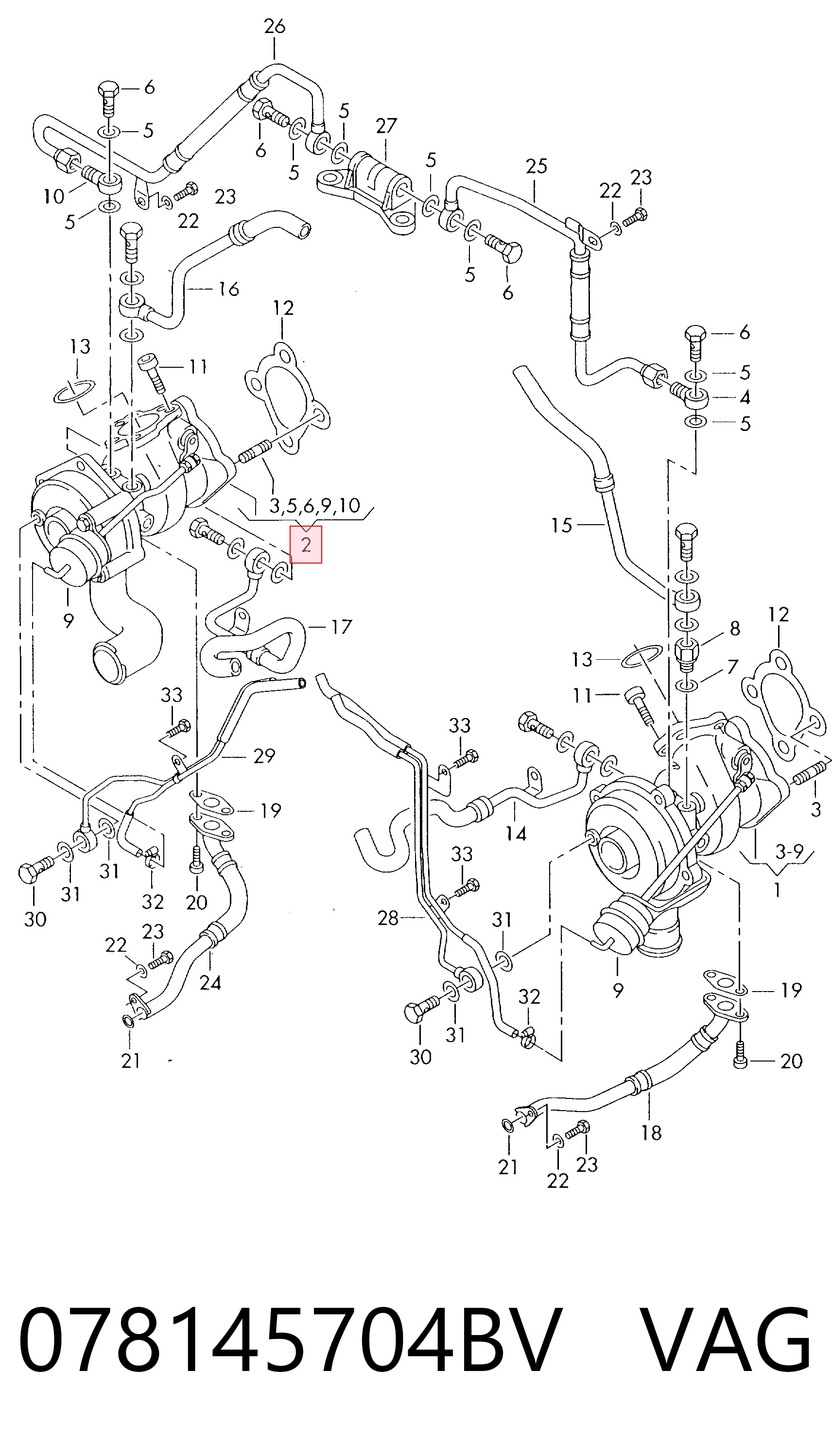 Купить 53039700070 Borg-Warner Турбоком