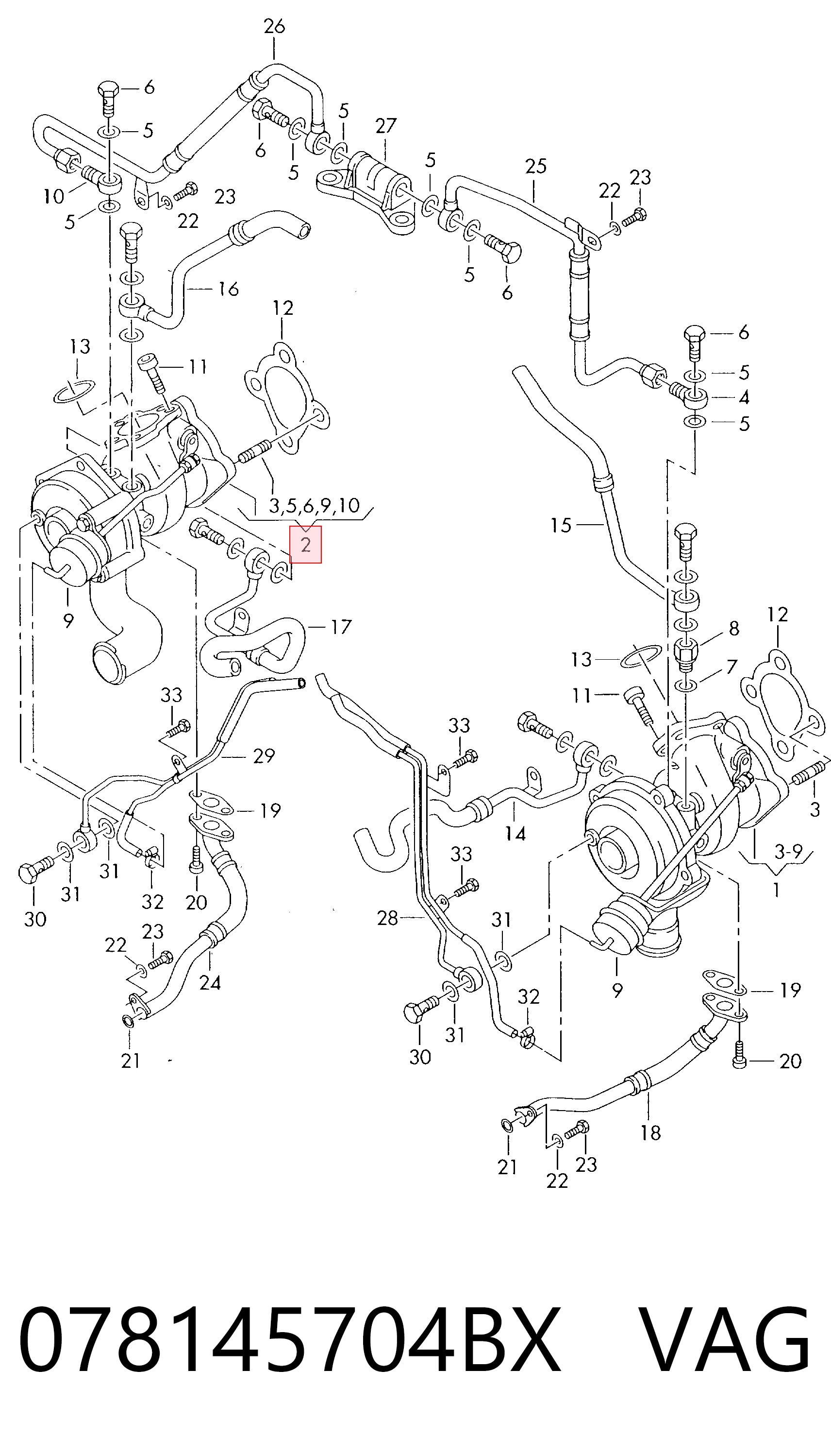Турбина 53039700070 Borg-Warner