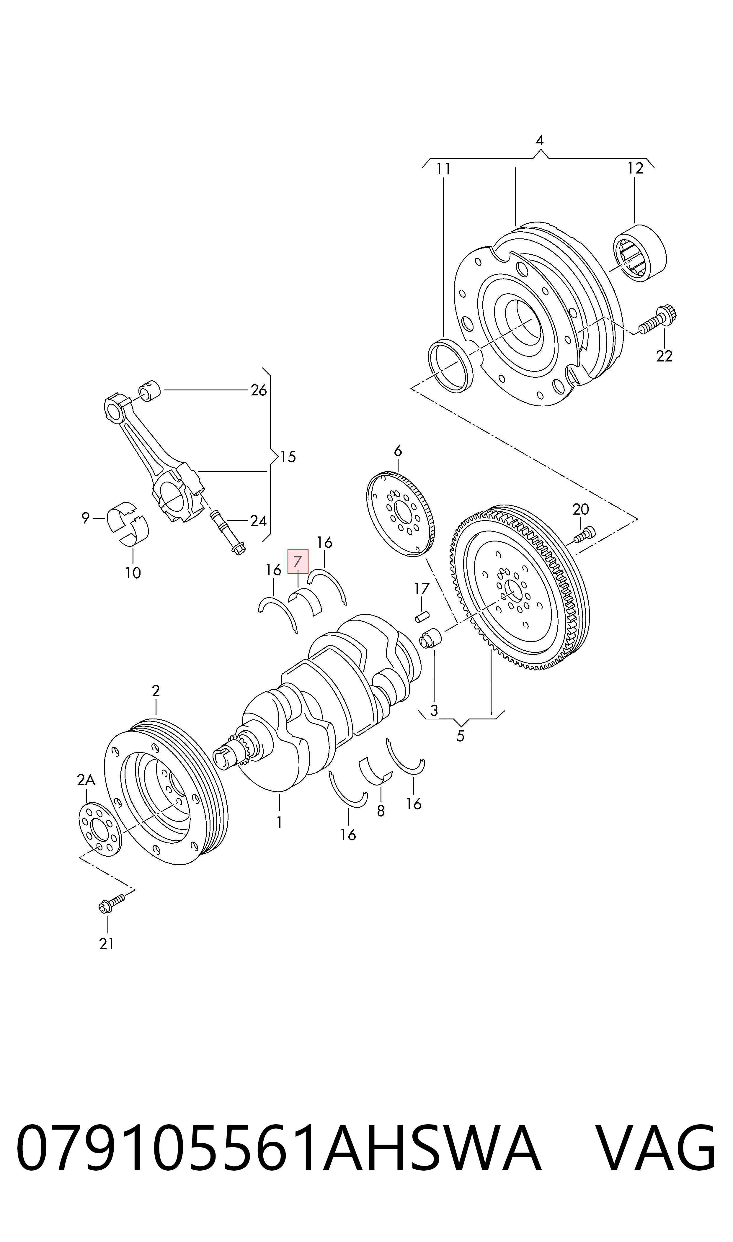  VAG 079105561AHSWA цена, от 107.98 USD