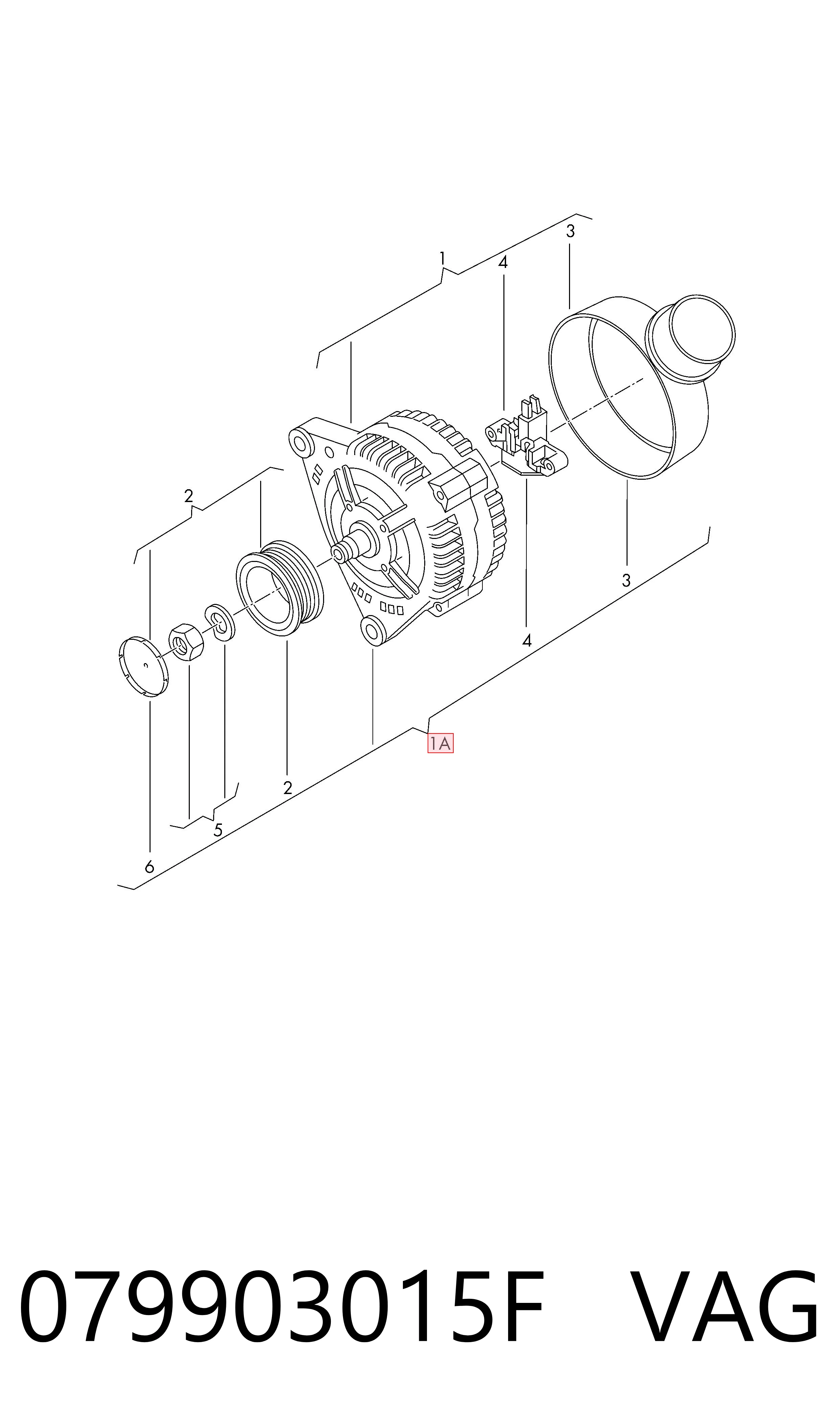 Генератор VAG 079903015F