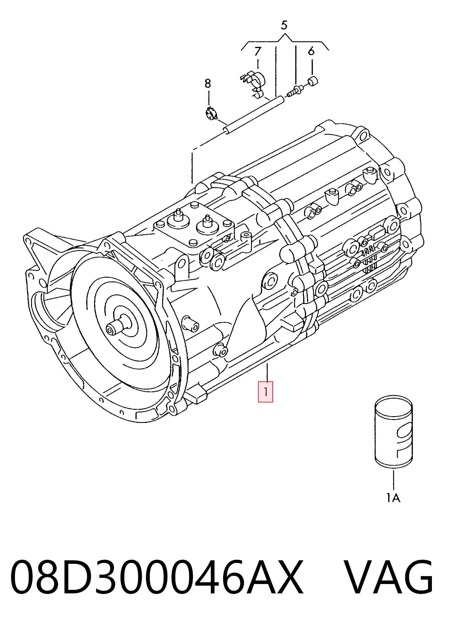 КПП в сборе на Volkswagen Touareg I 7LA, 7L6, 7L7