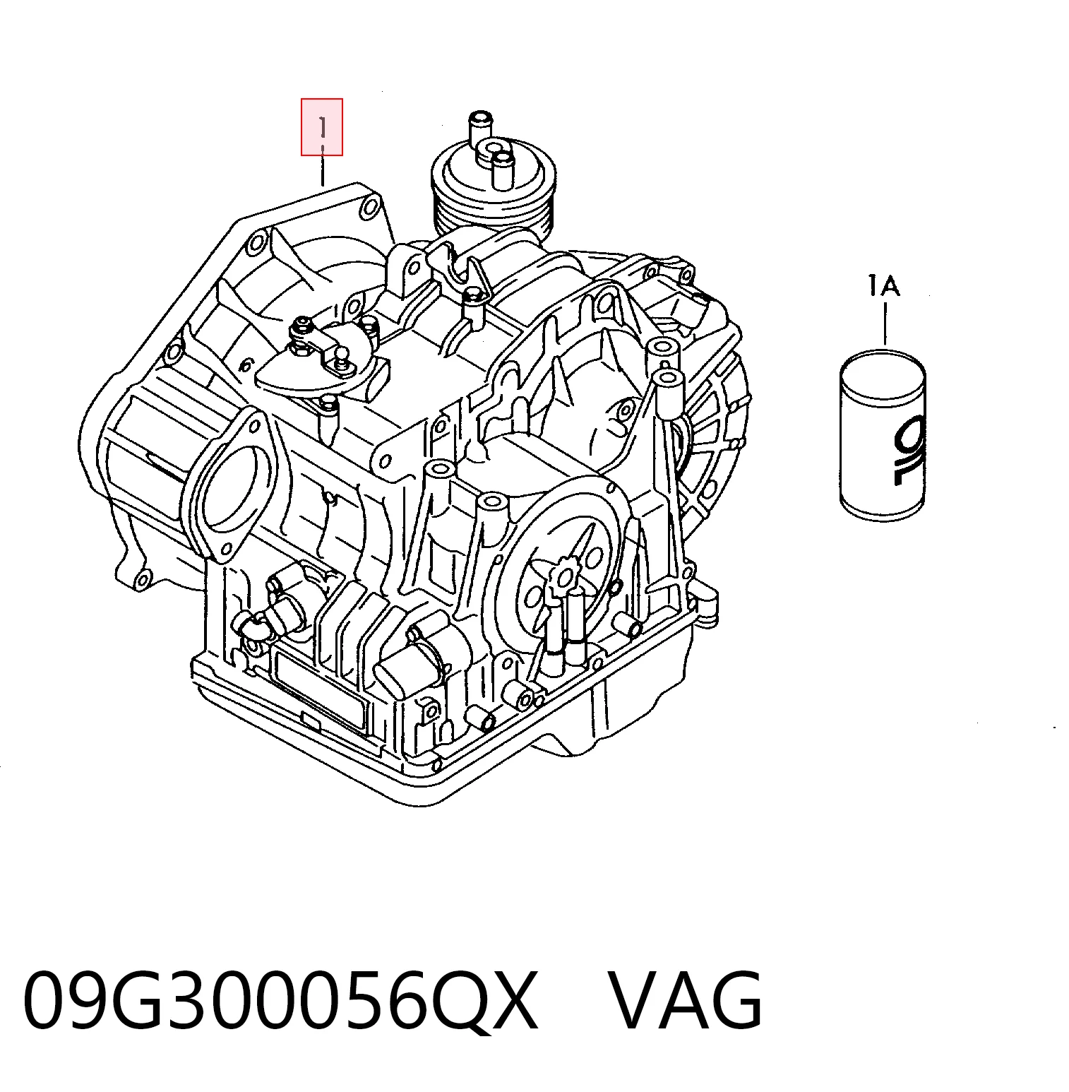 09G300056QX VAG Автоматическая коробка передач