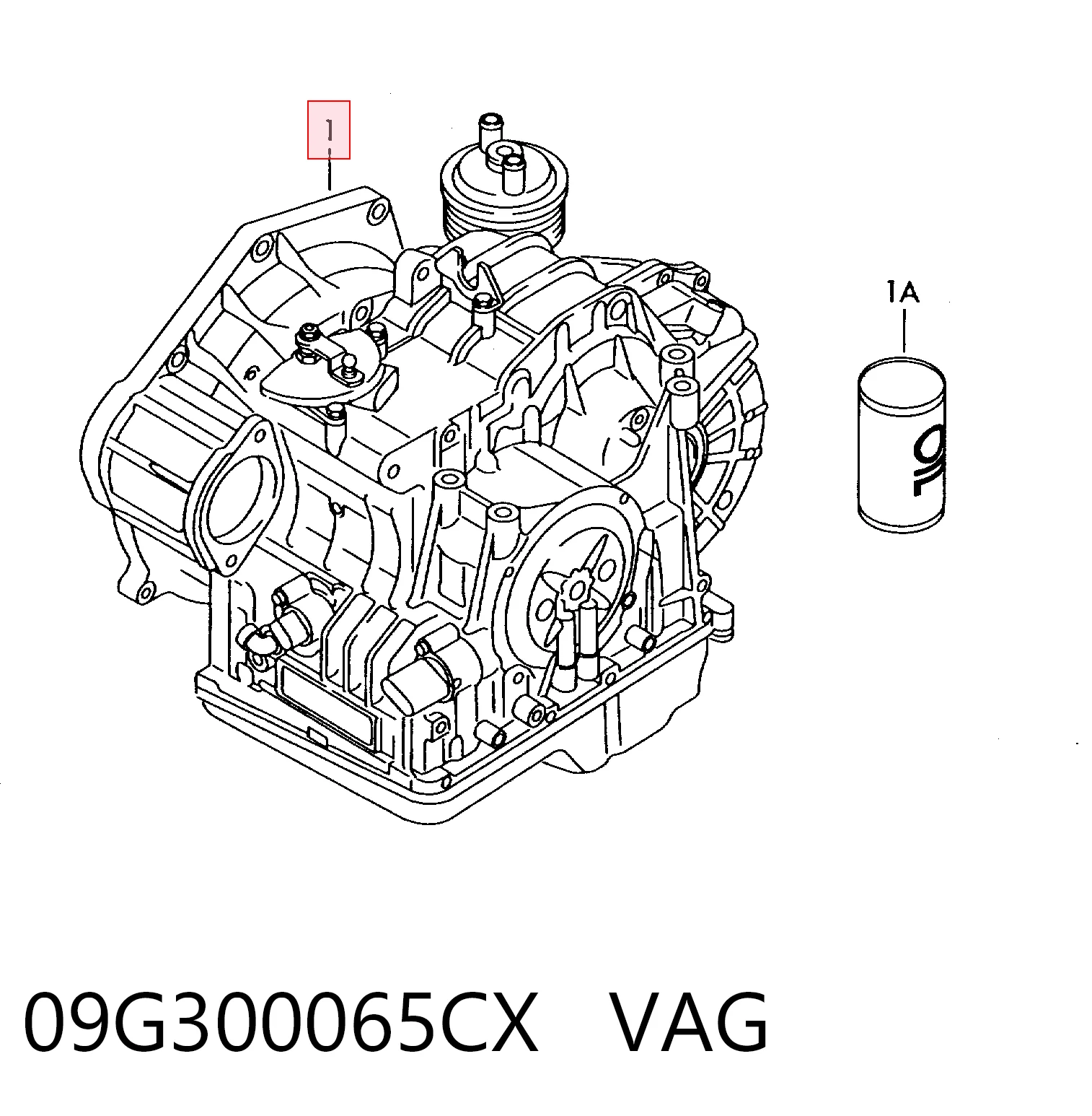 09G300065CX VAG Автоматическая коробка передач