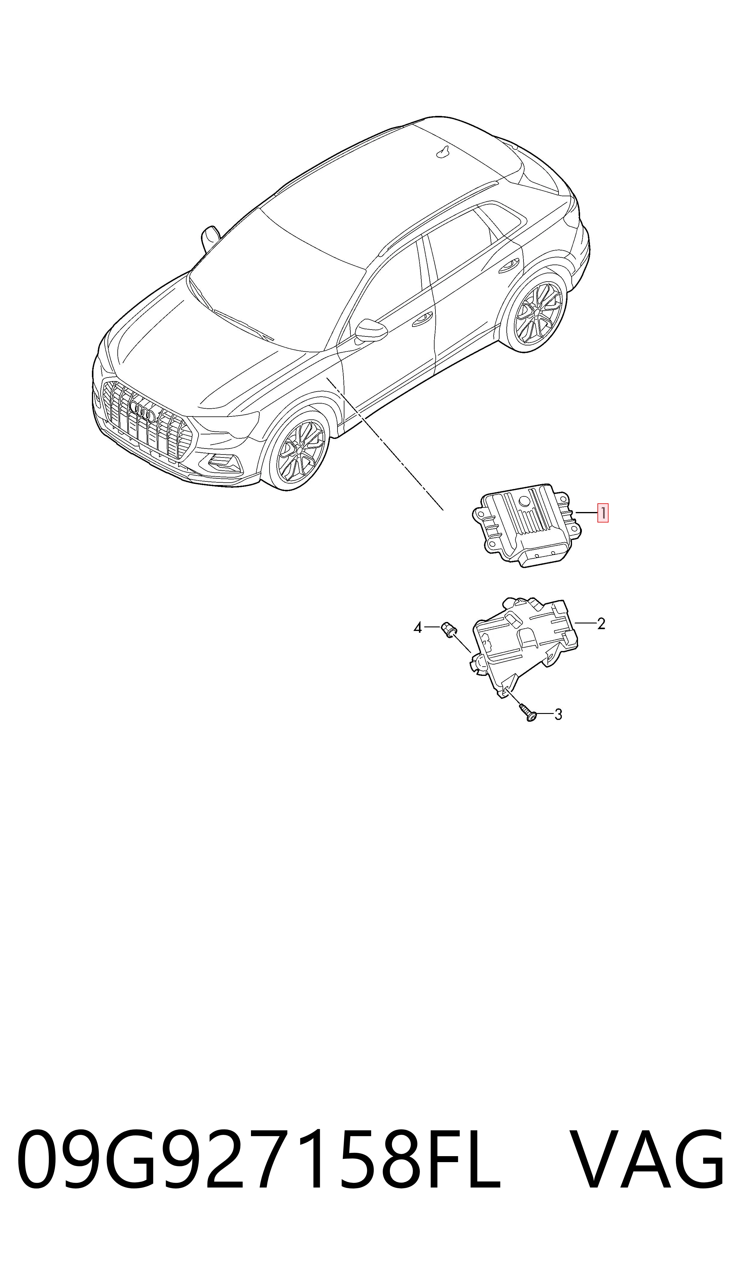 VAG 09G927158FL цена, от 422.67 USD