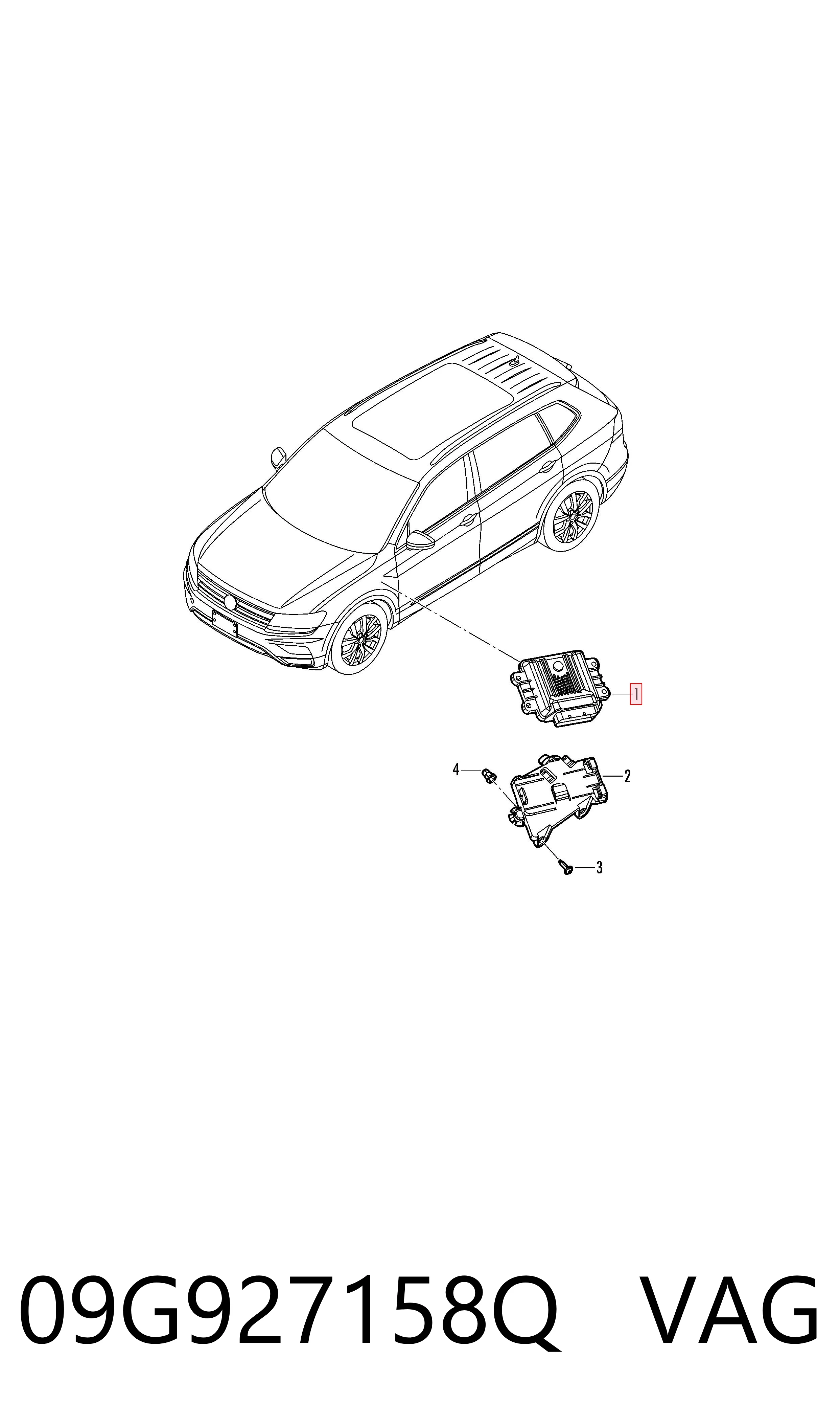 09G927158Q VAG Модуль АКПП электронный