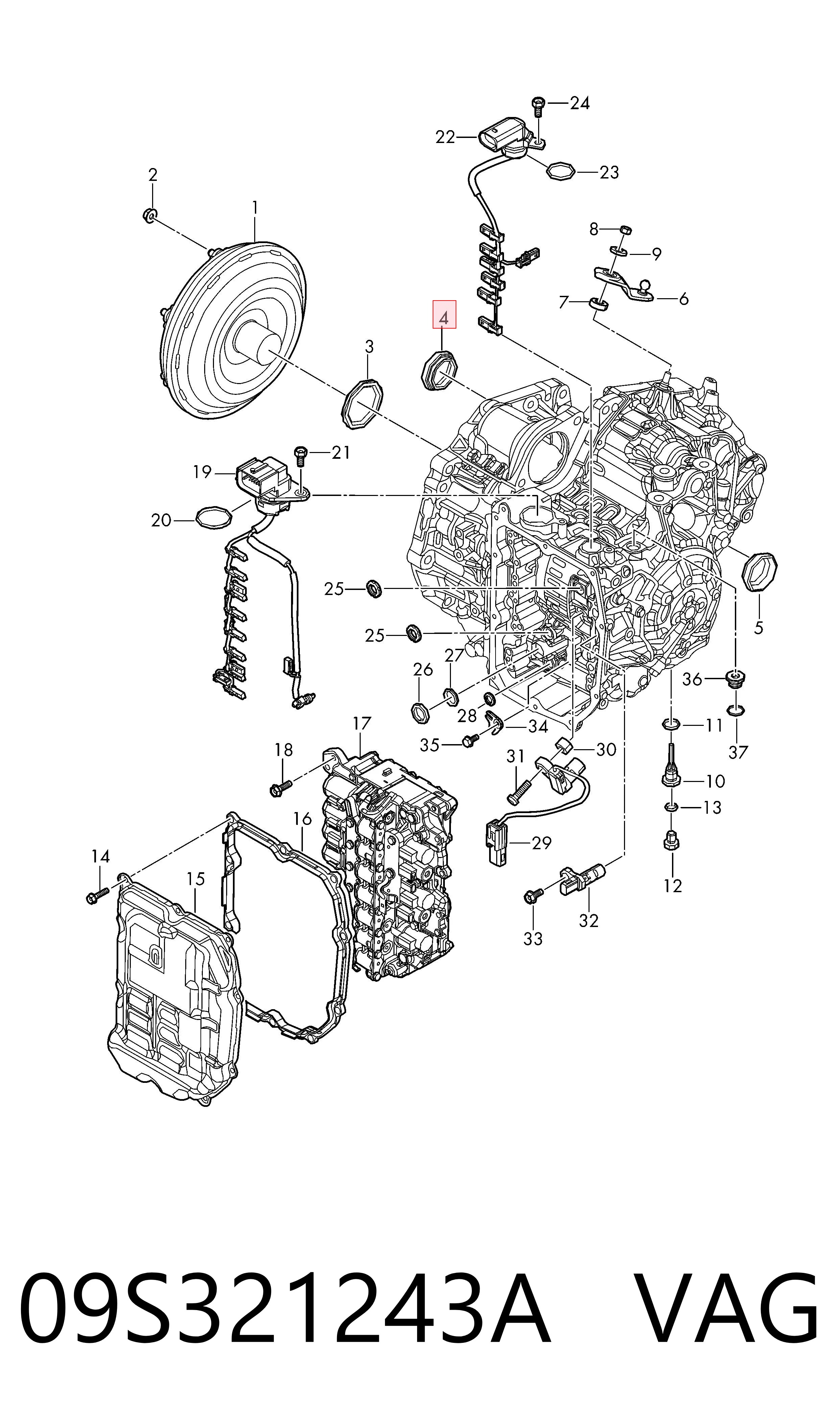  VAG 09S321243A цена, от 18.62 USD