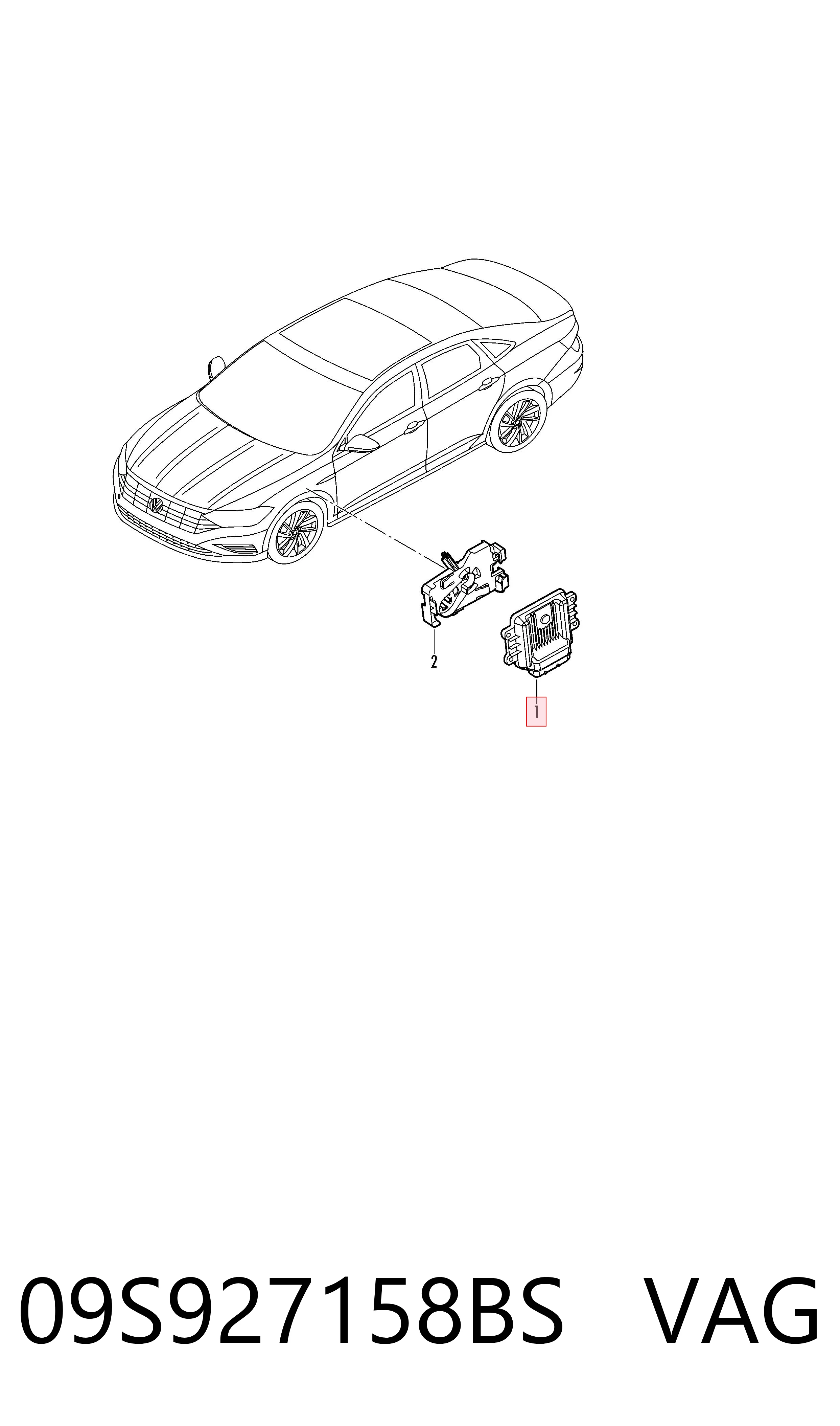  VAG 09S927158BS цена, от 835.77 USD