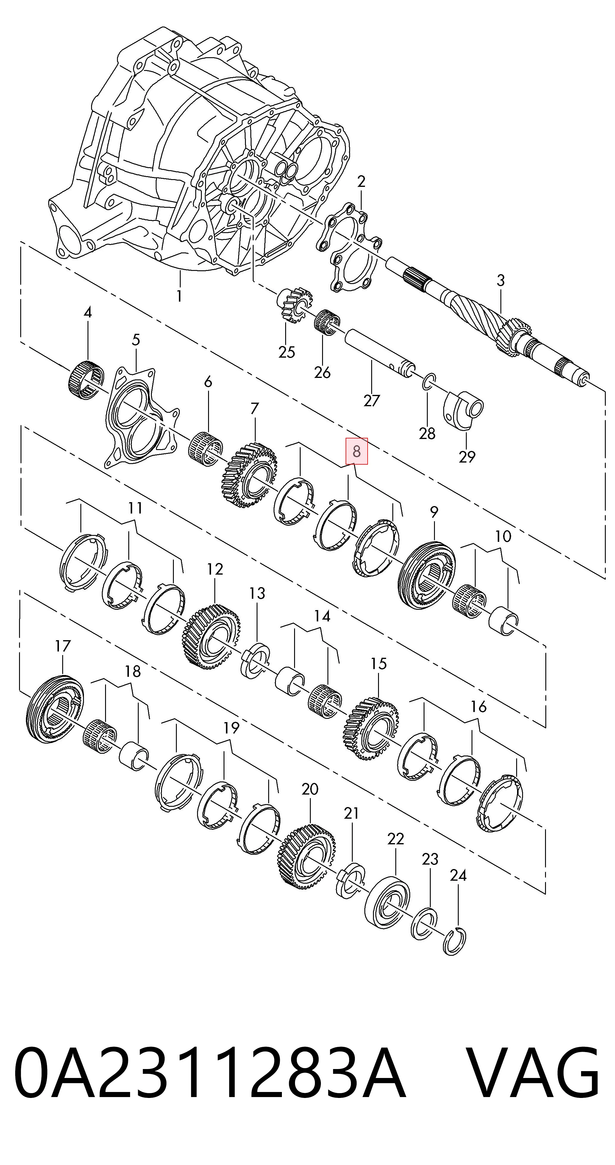 0A2311283A VAG 