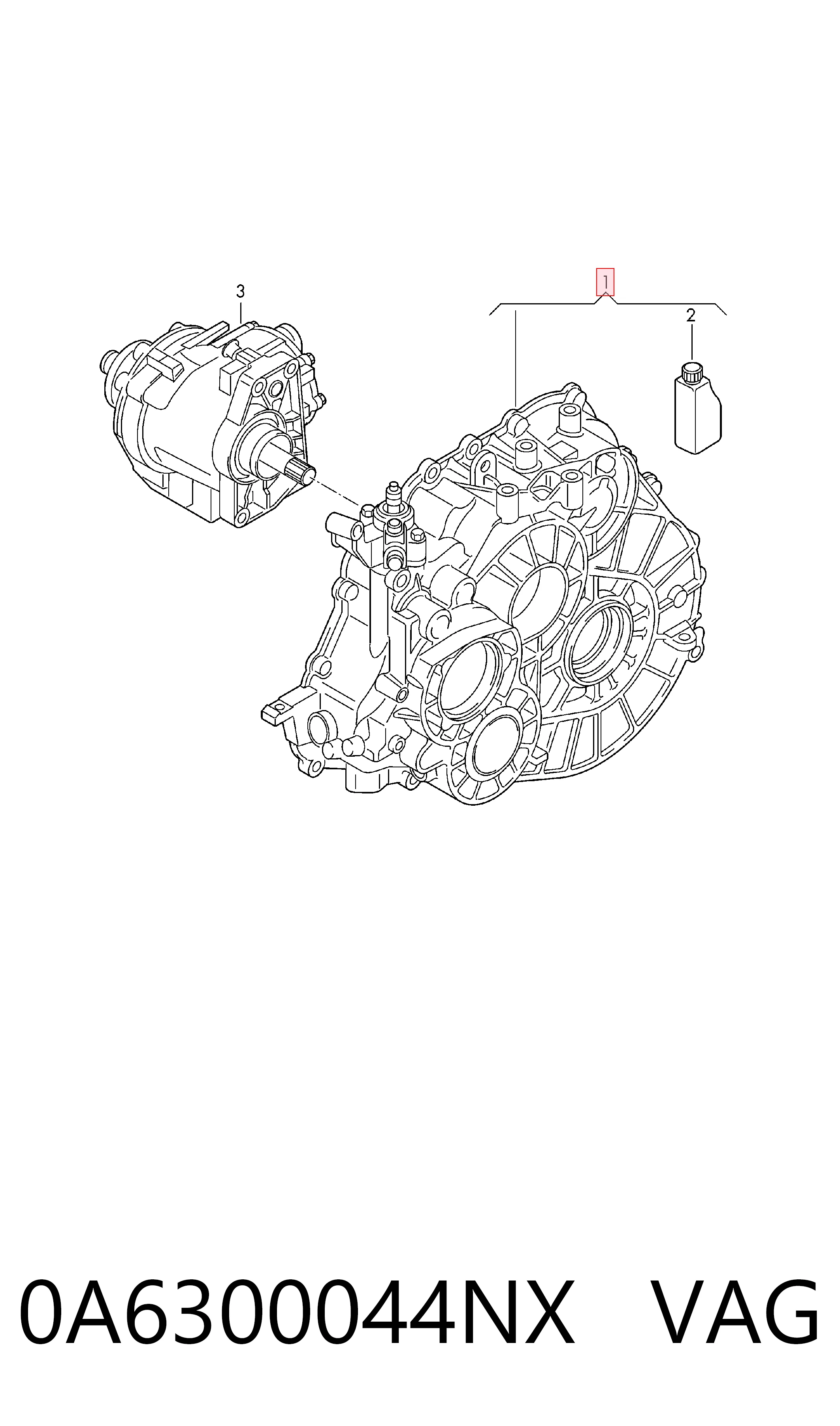 0A6300044NX VAG КПП в сборе