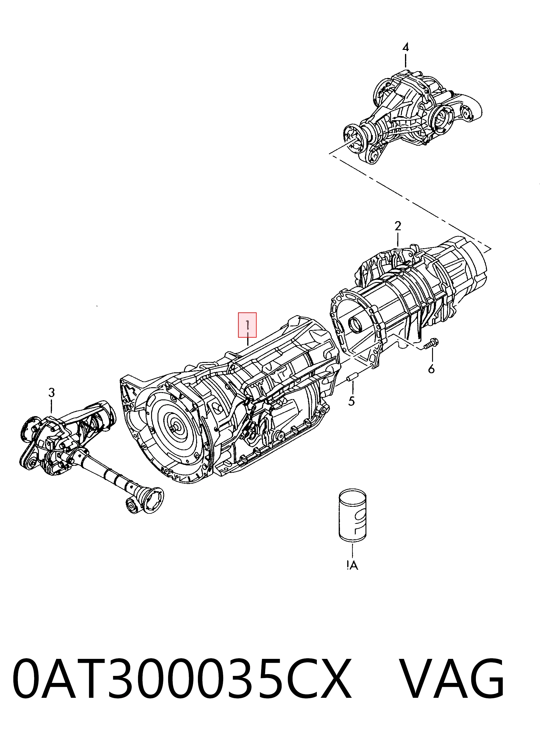 0AT300035CX VAG Автоматическая коробка передач
