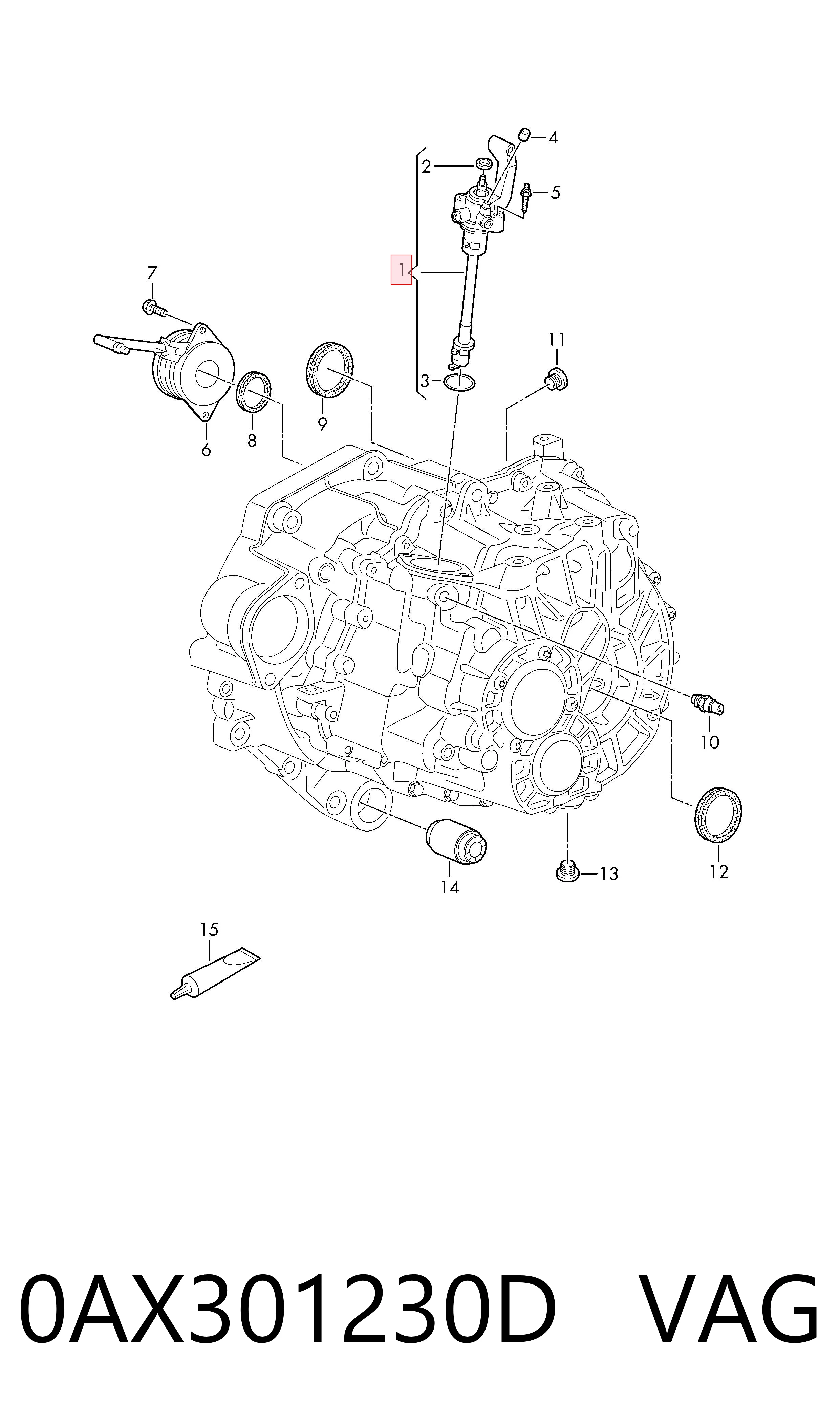  VAG 0AX301230D цена, от 362.40 USD