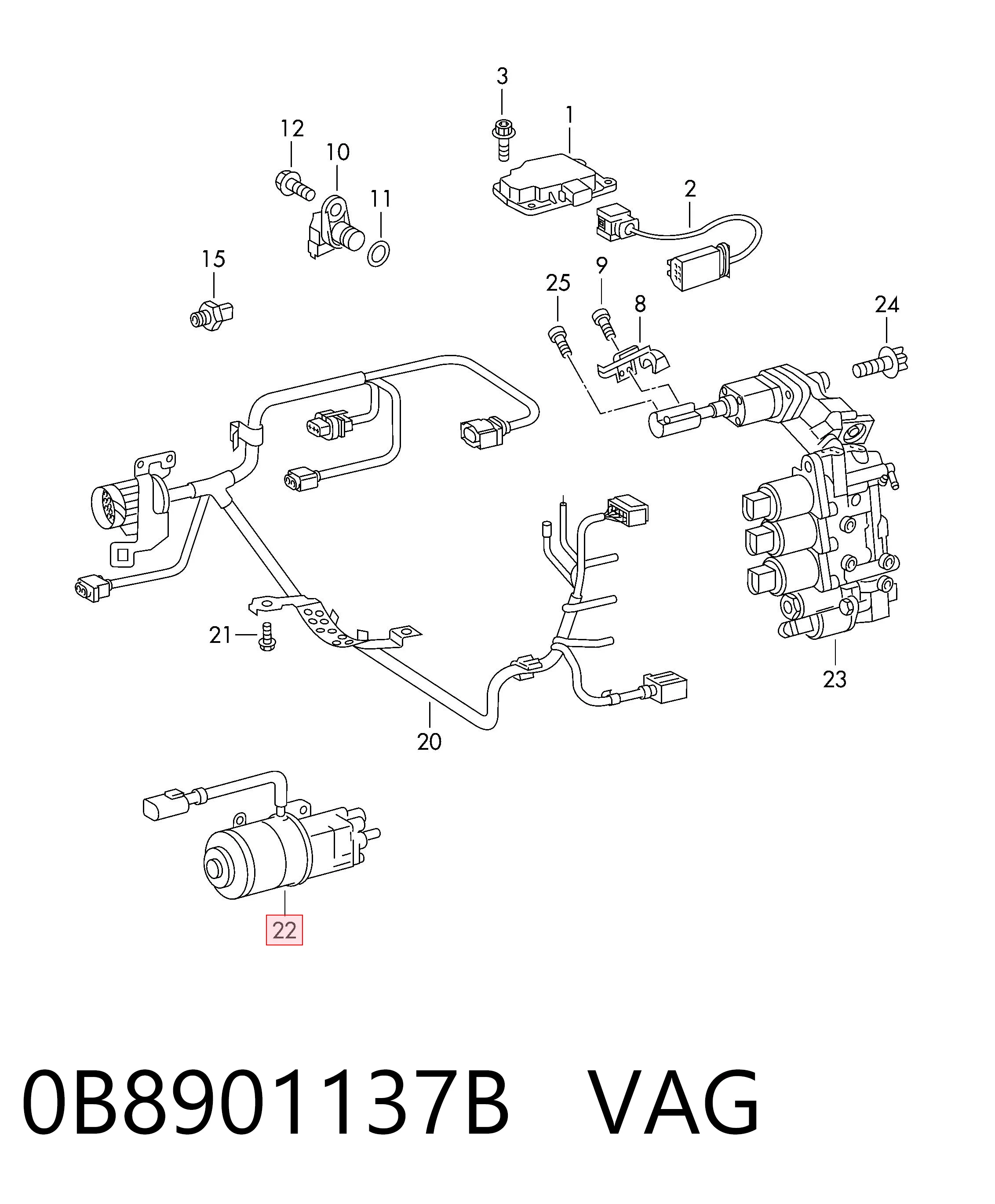 DR0019216A Magneti Marelli Насос системы включения сцепления