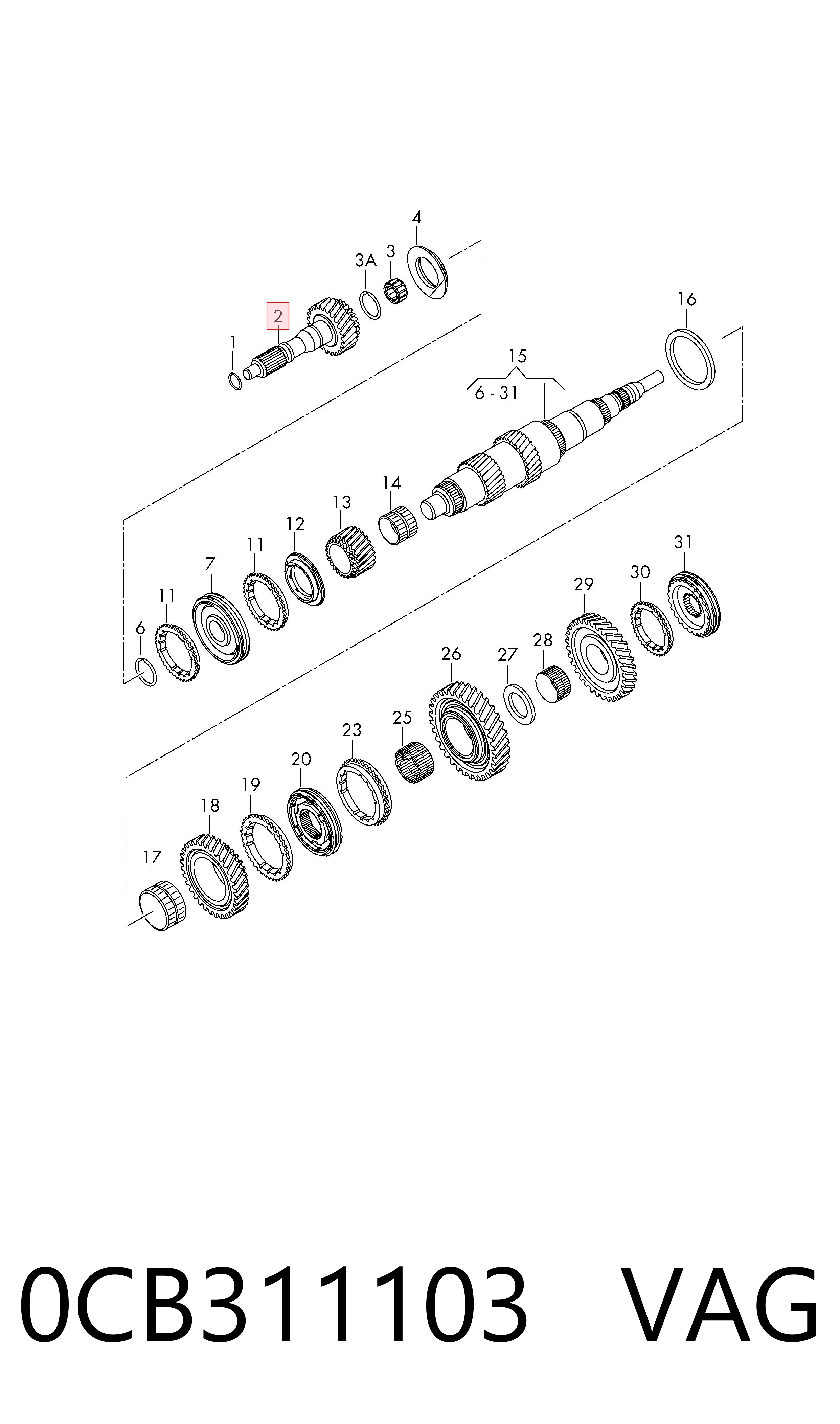 Купить 0CB311103 VAG 