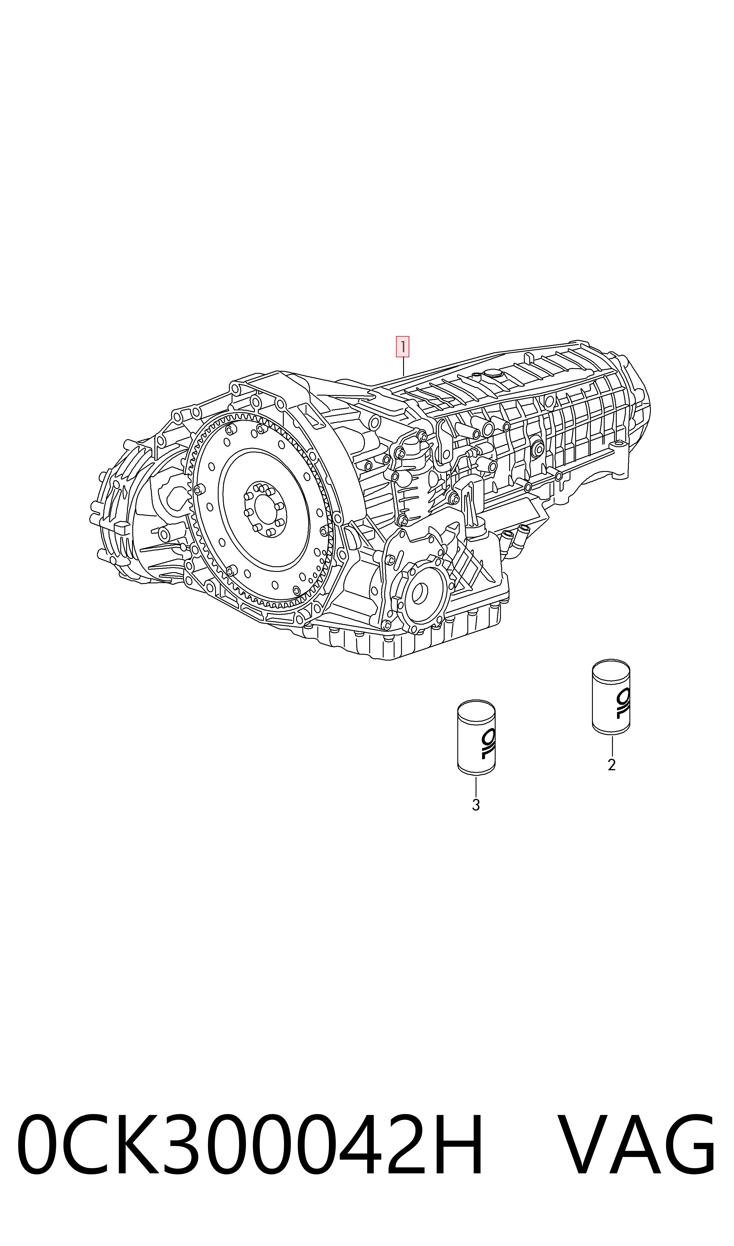 0CK300042H VAG Автоматическая коробка передач