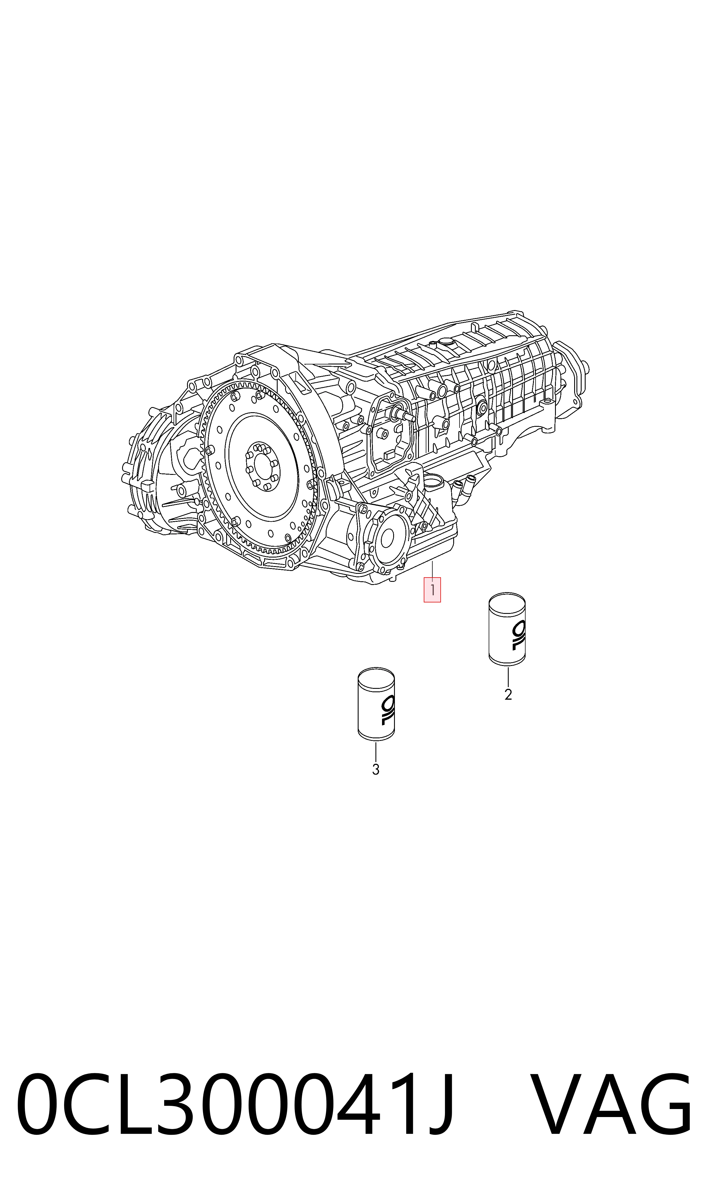 0CL300041J VAG Автоматическая коробка передач