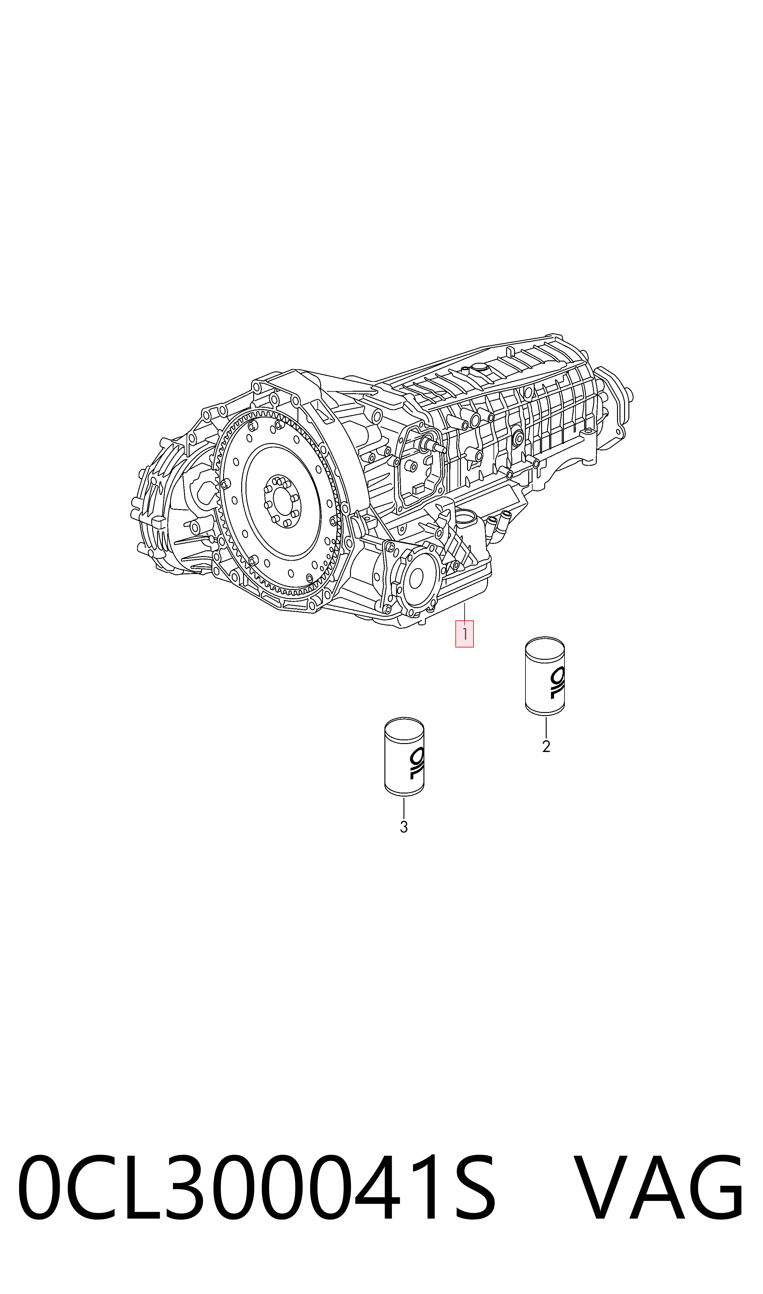0CL300041S VAG Автоматическая коробка передач