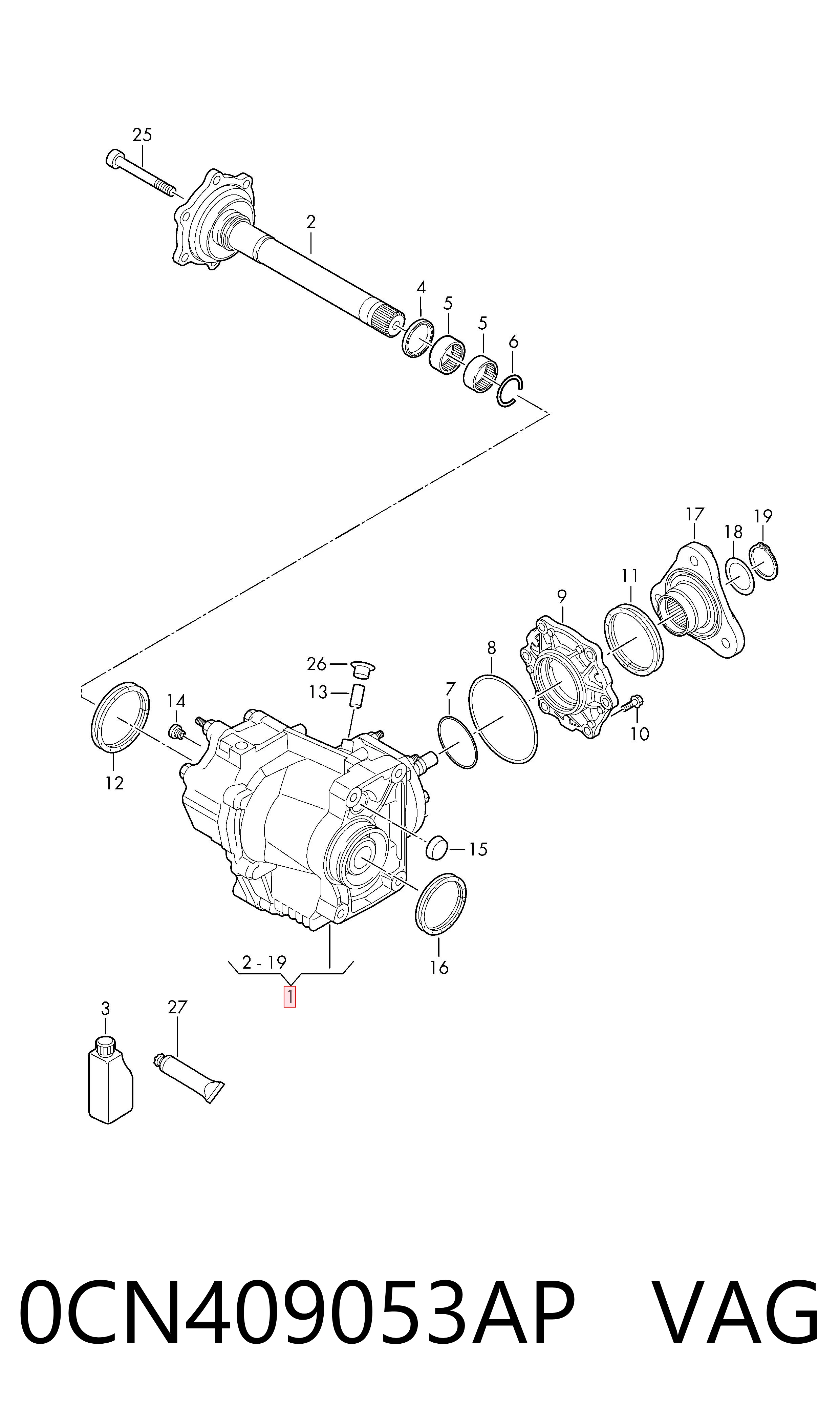 Коробка раздаточная в сборе Volkswagen Golf ALLTRACK VII универсал (BA5, BV5) (2014 - 2020) цена, от 263.47 USD