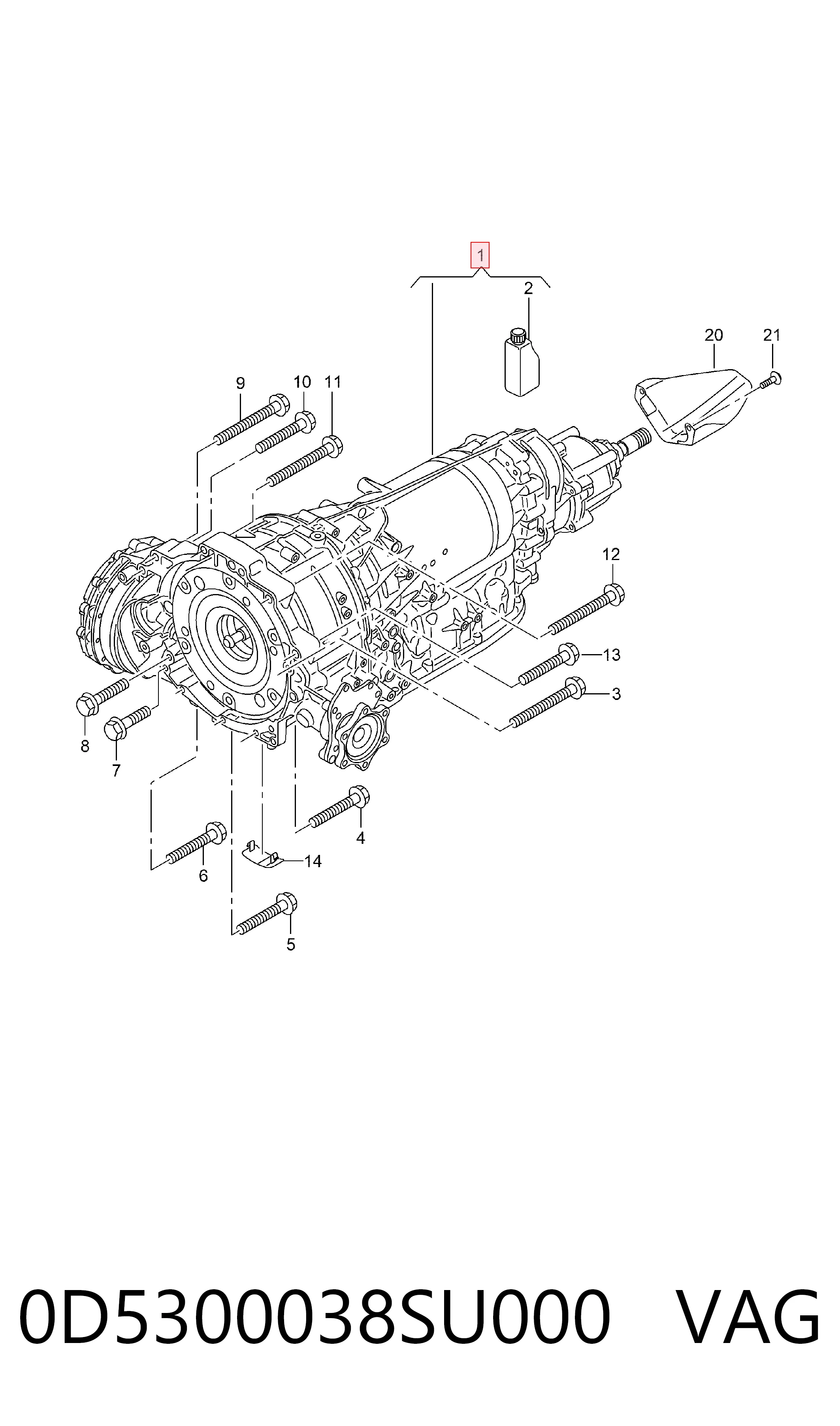 Автоматическая коробка передач на Volkswagen Touareg III CR7, RC8