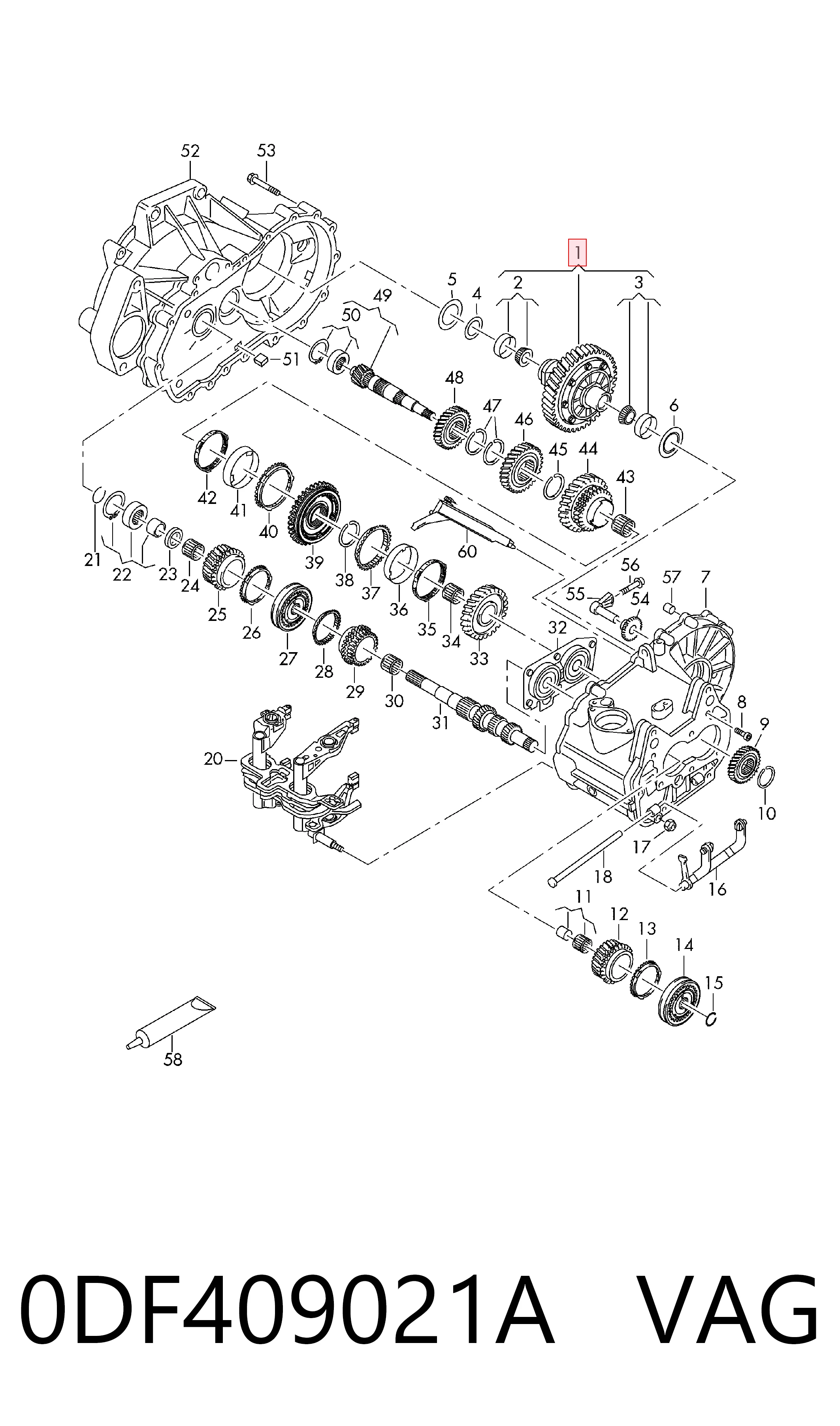 0DF409021A VAG