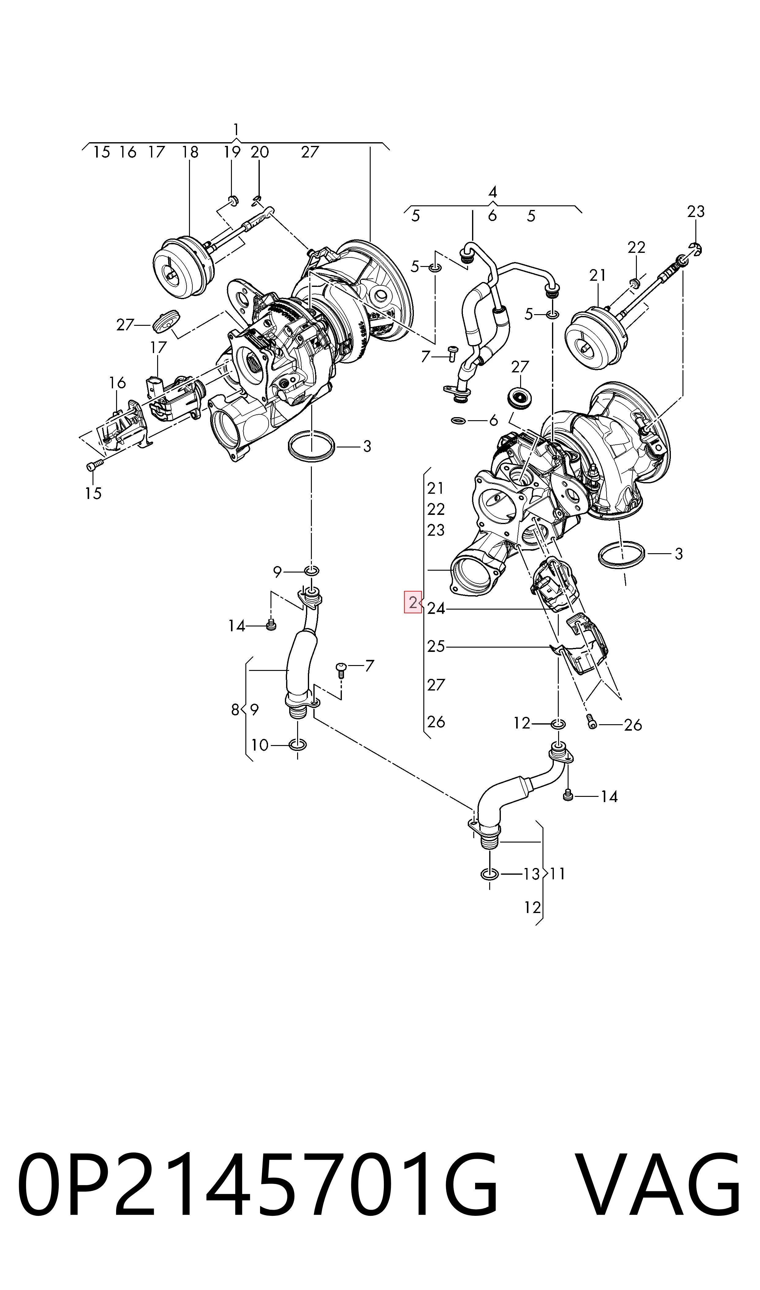 Купить 0P2145701B Bentley Турбоком