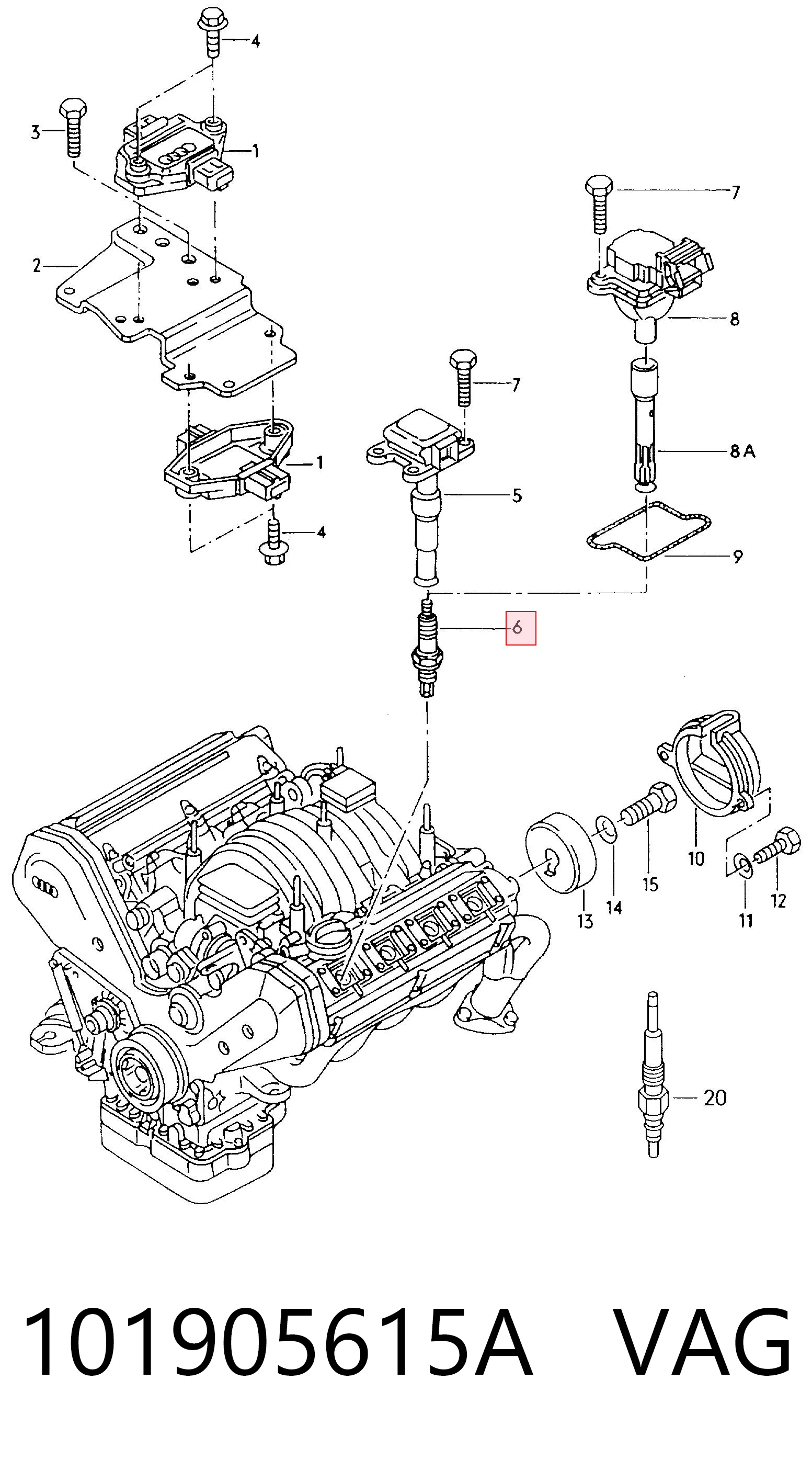 Свеча Opel 55350481