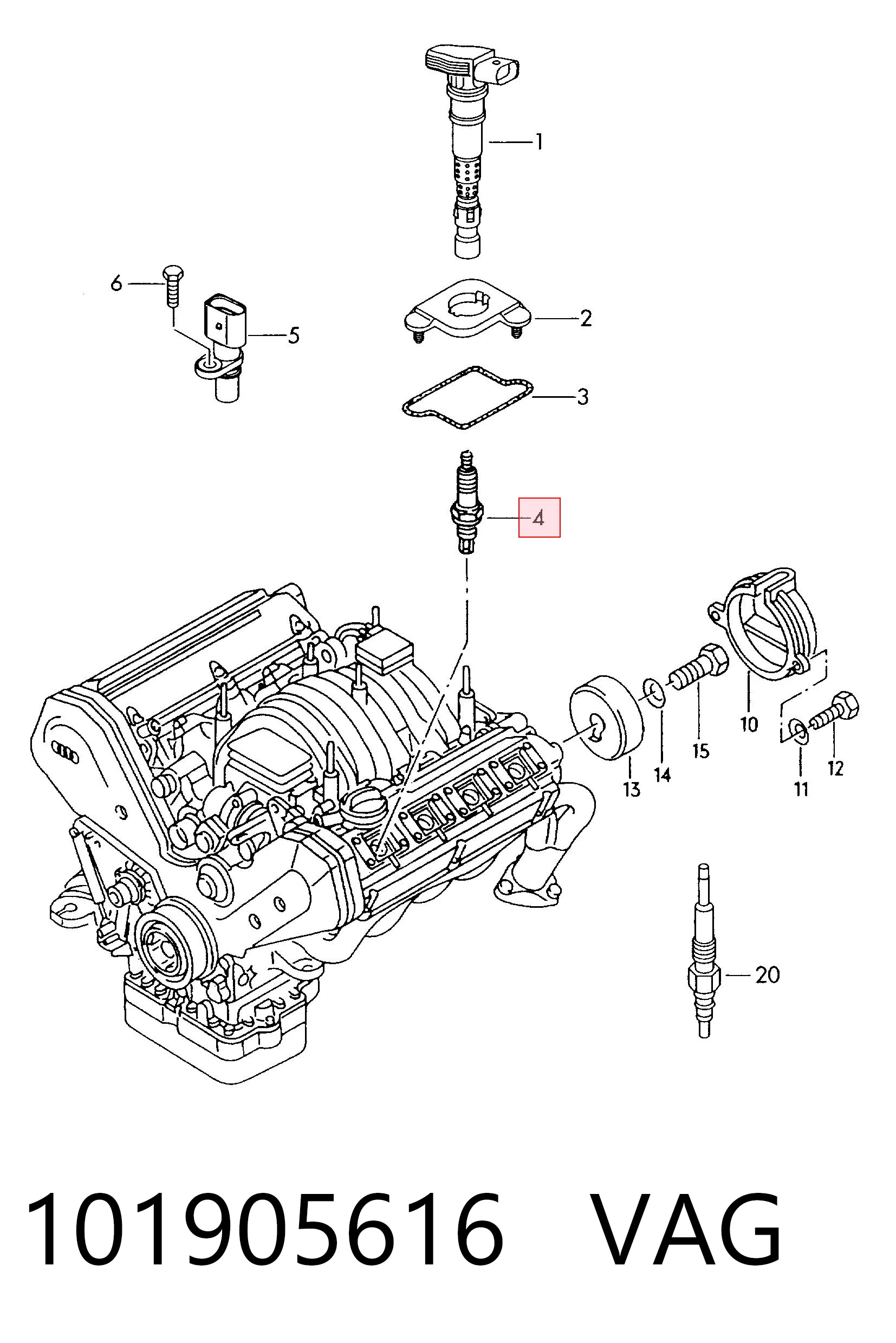 Свеча зажигания Opel 55350481 цена, от 5.78 USD