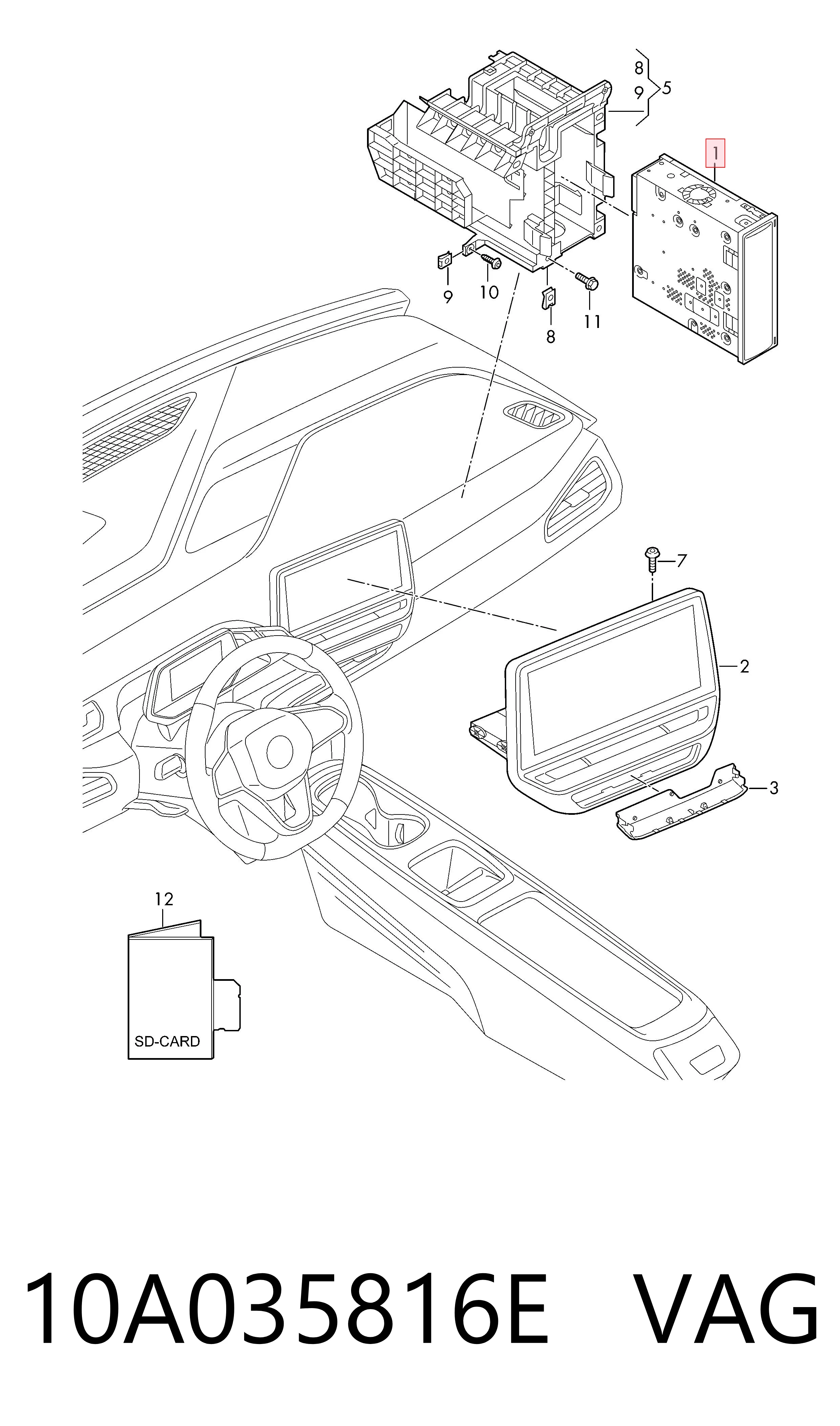  VAG 10A035816E цена, от 229.96 USD