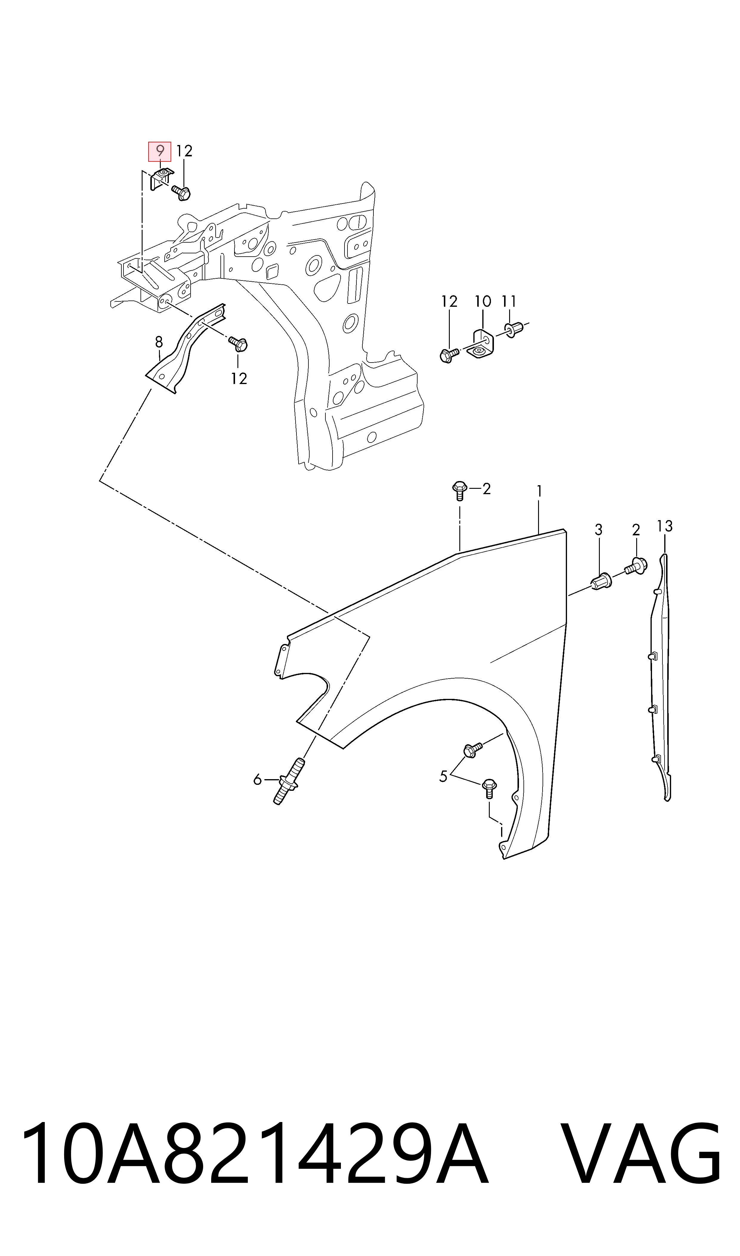 10A821429A VAG 
