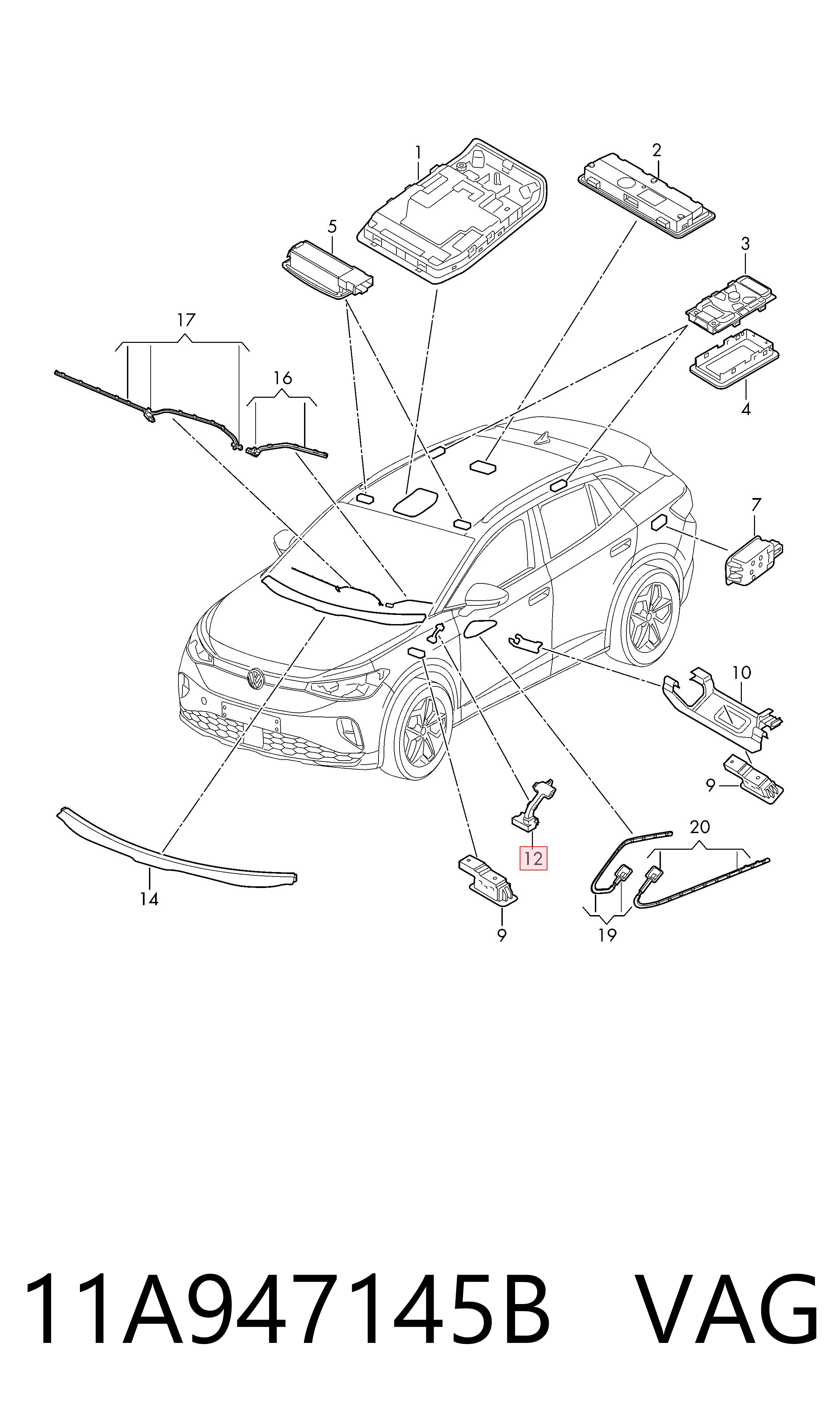 11A947145B VAG 