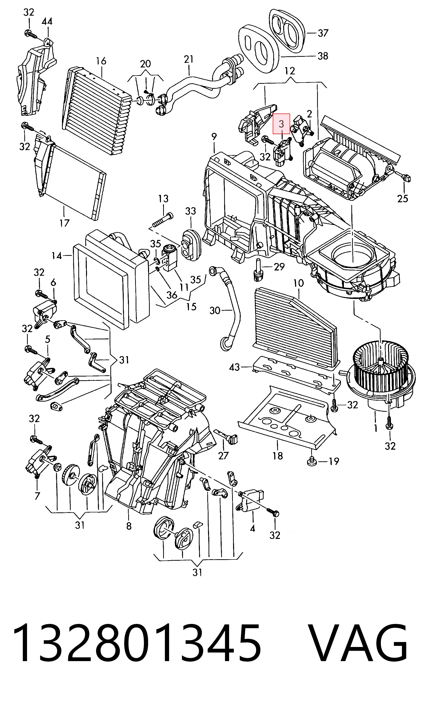 Купить 50907005 Fiat/Alfa/Lancia Моторчик заслонки печки