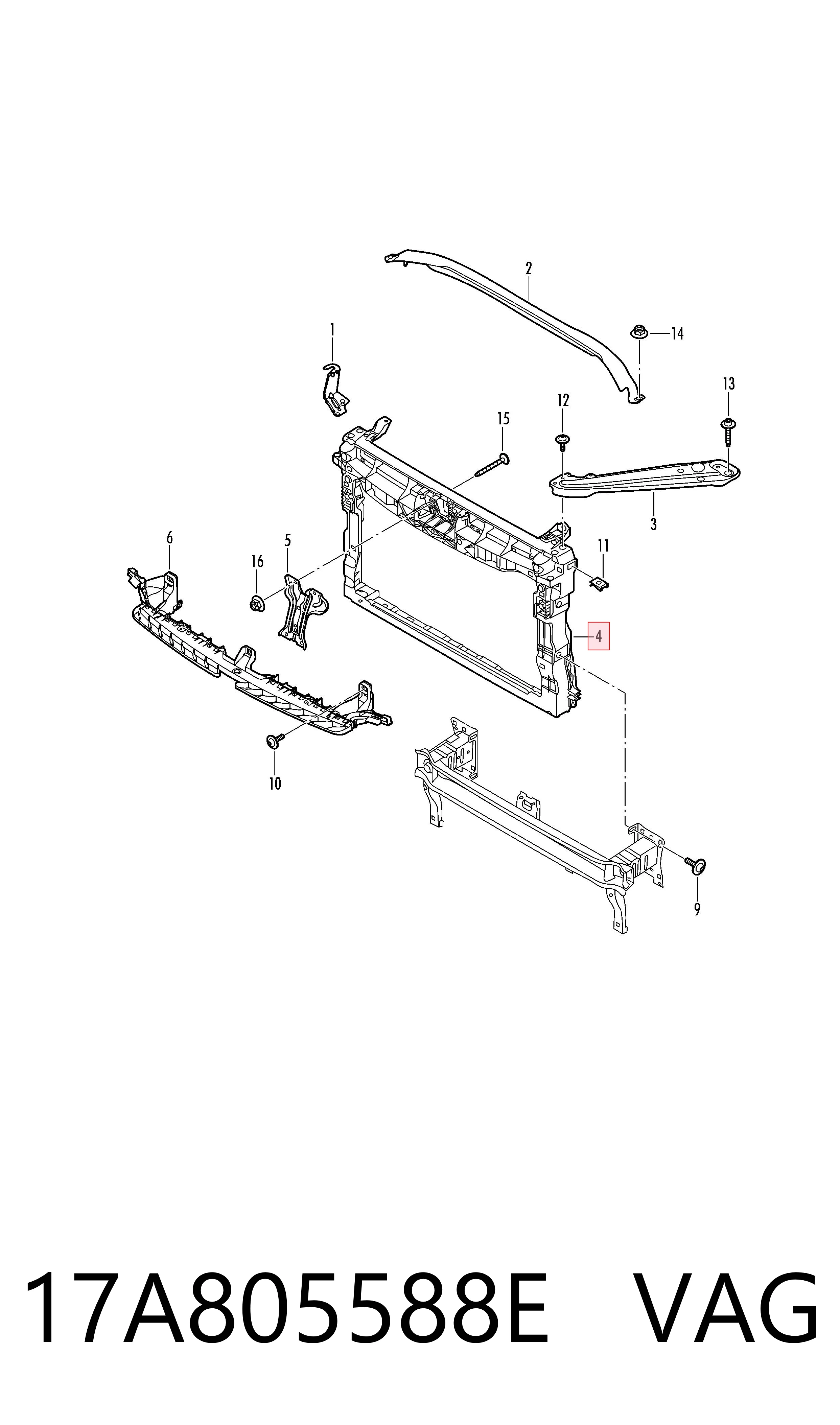 Панель передняя KSP KSP01908REF цена, от 46.28 USD