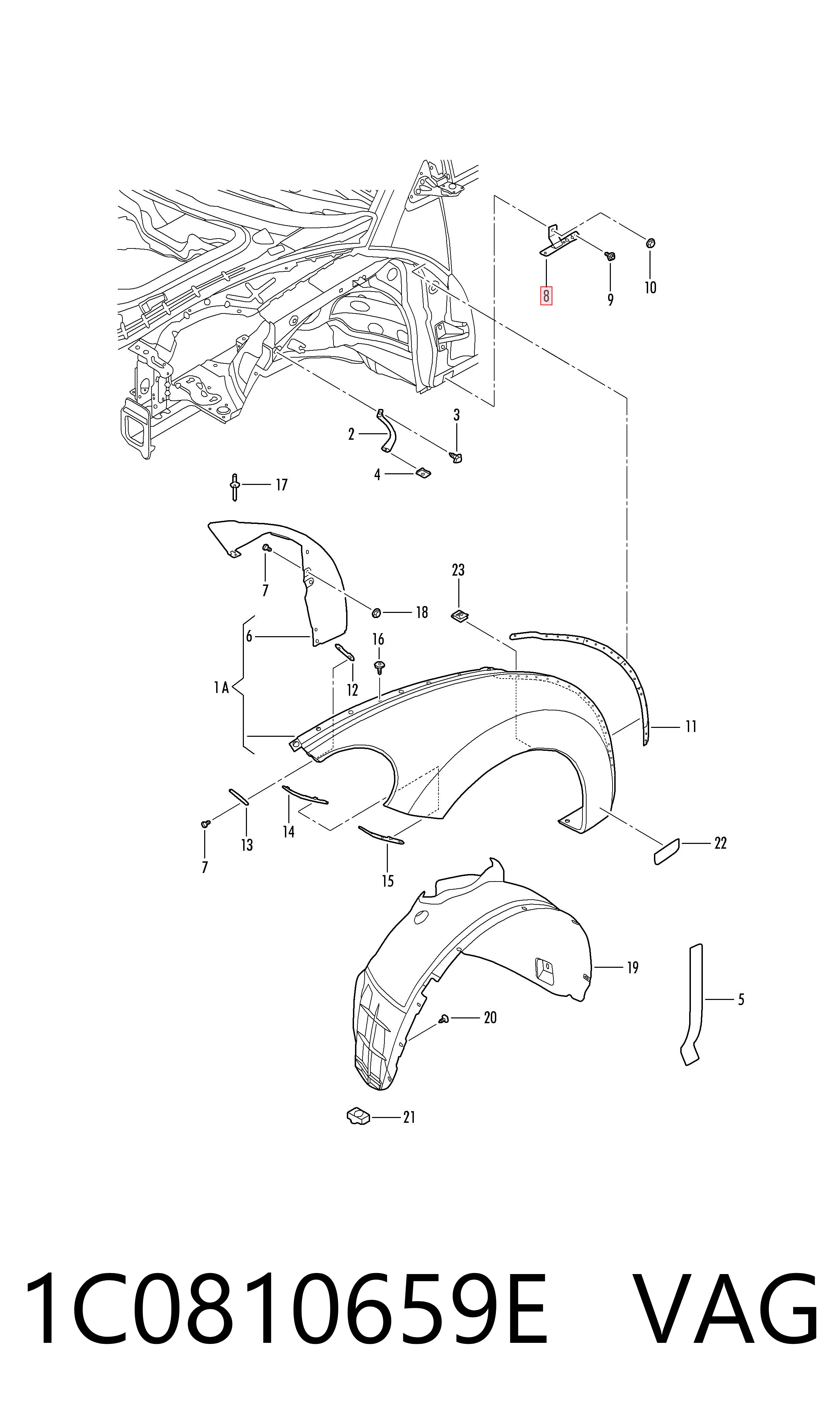1C0810659E VAG 