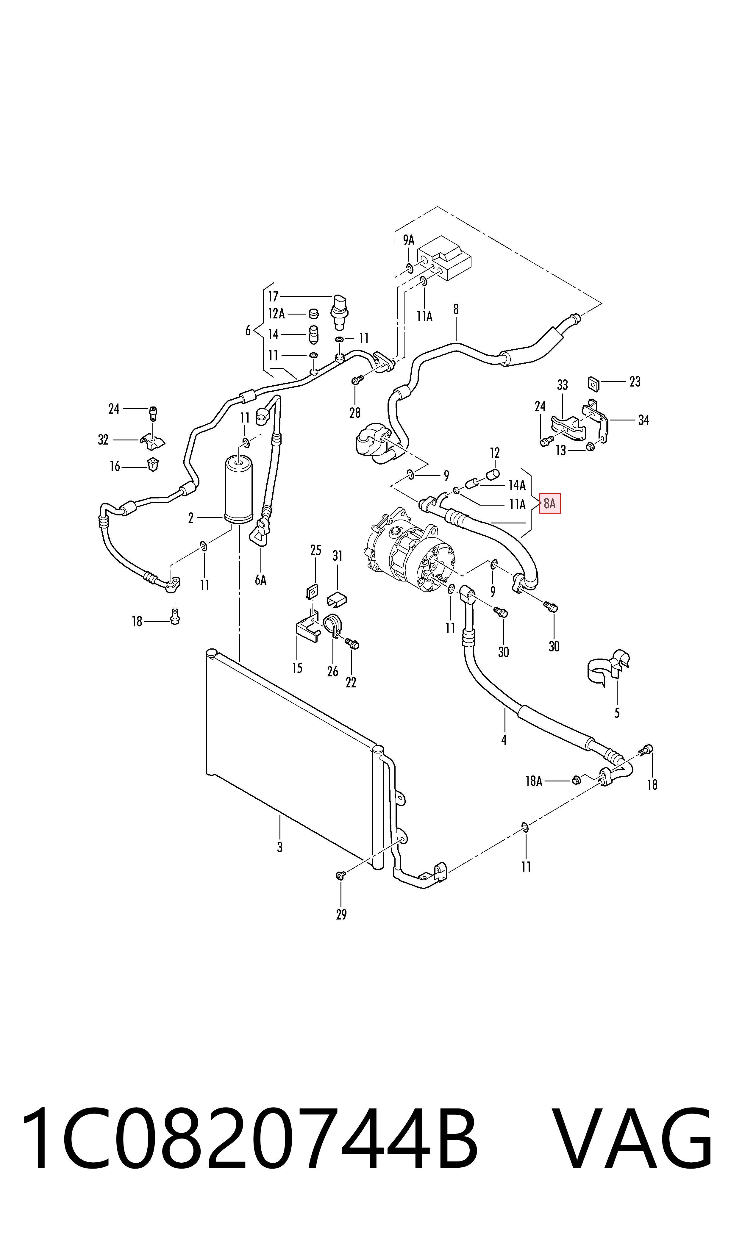 1C0820744B VAG 