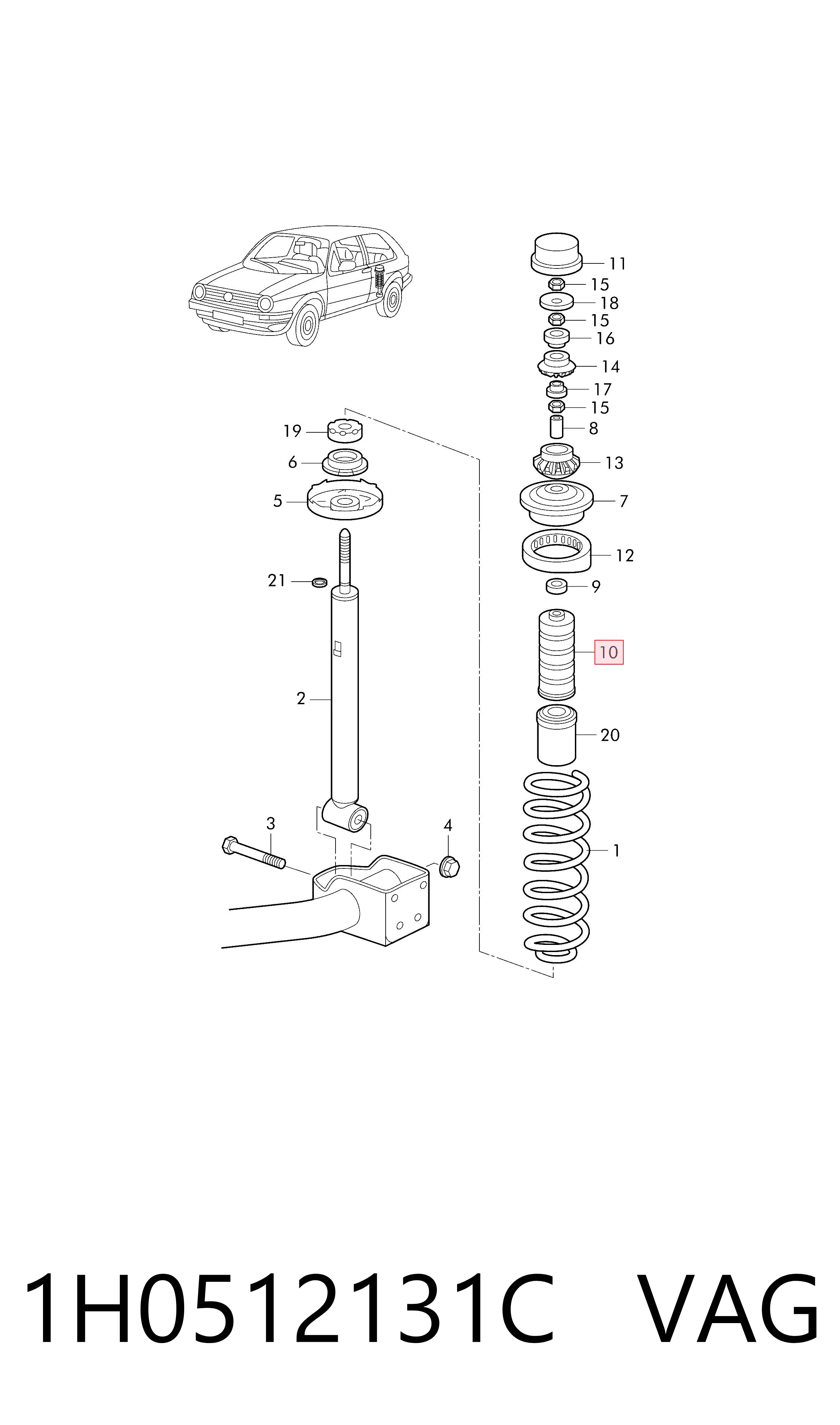 Купить 770132 Elastogran Отбойник амортизатора заднего
