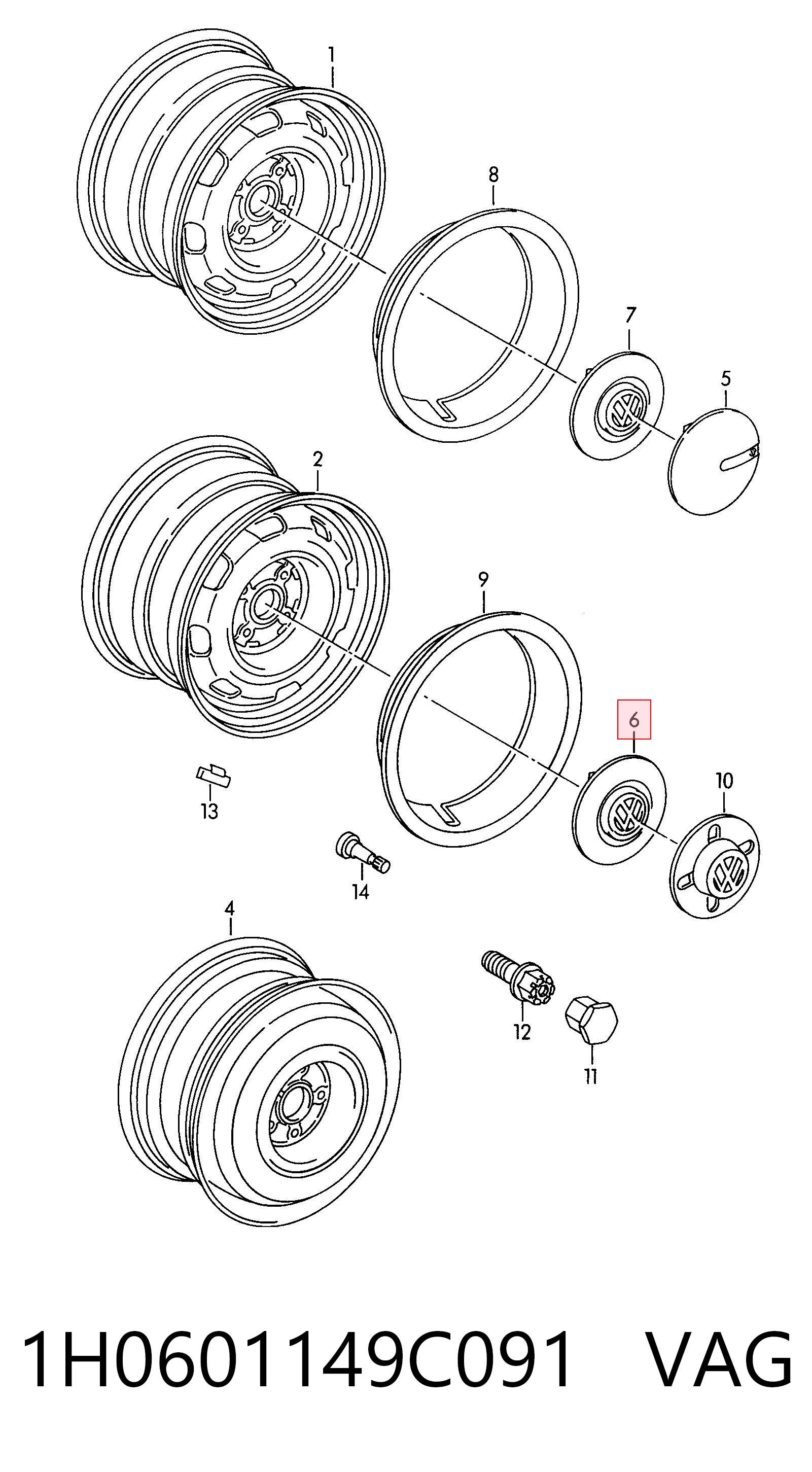 1H0601149C091 VAG