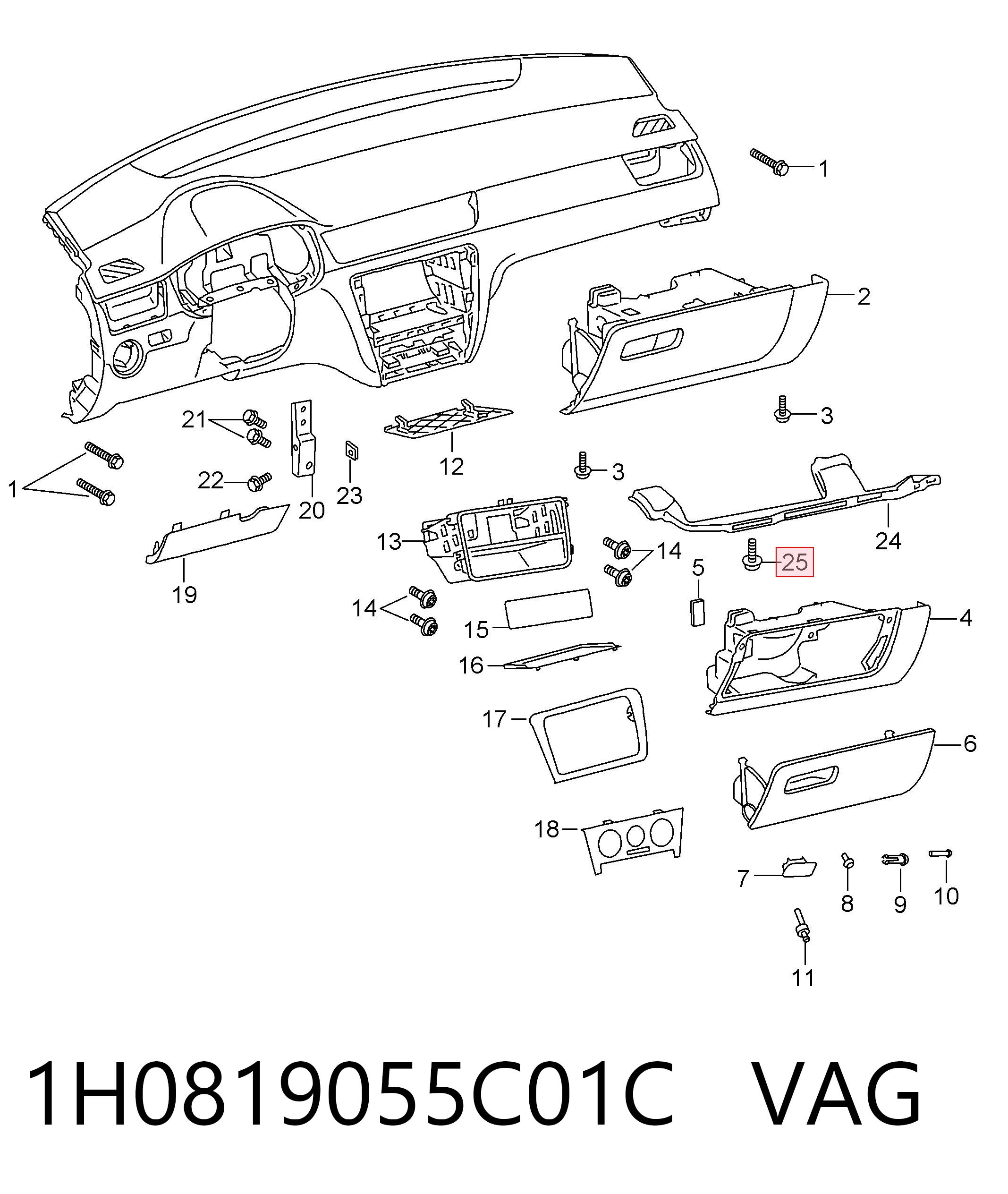 Пистон клип крепления жабо AND 30819007 цена, от 0.45 USD