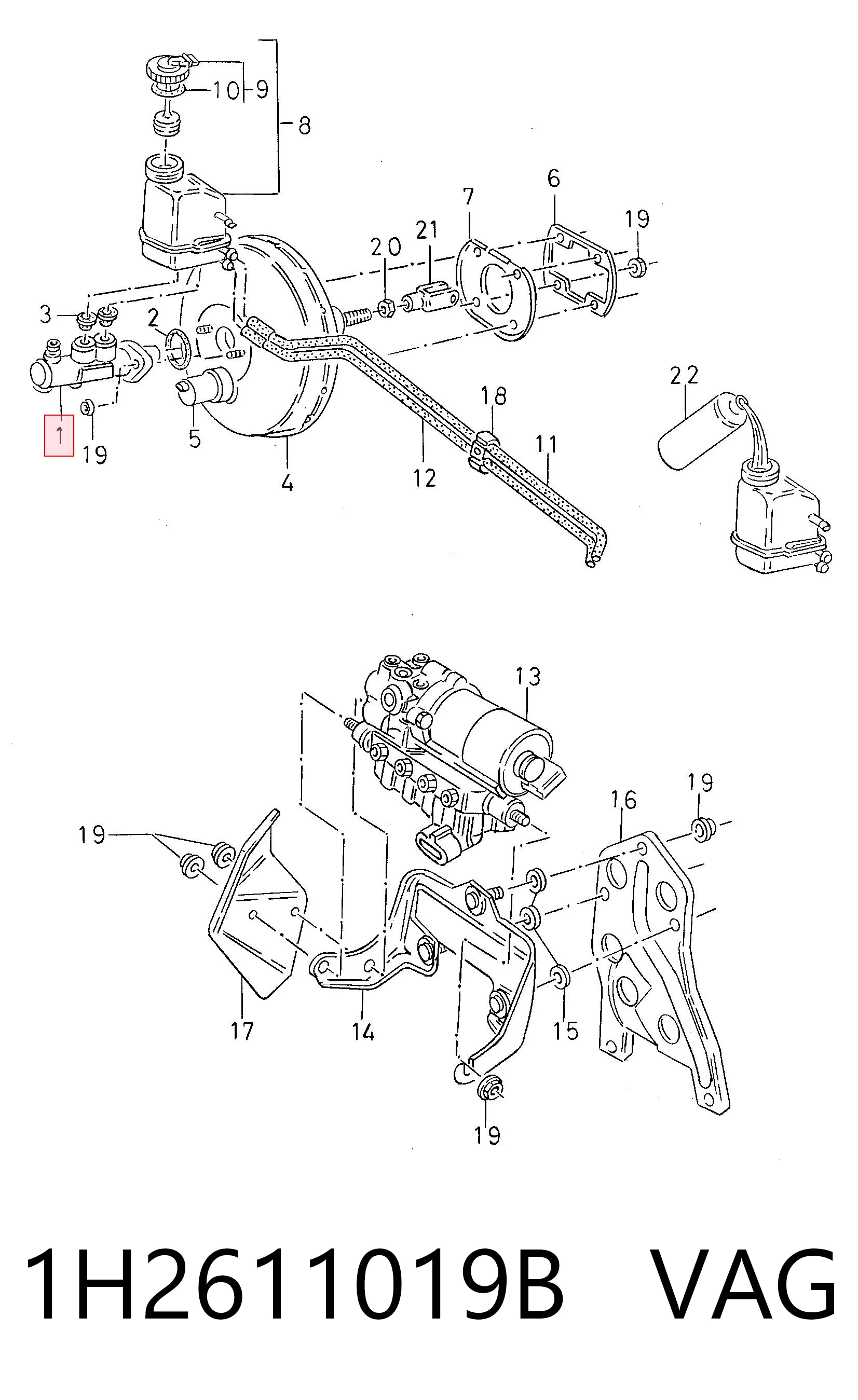 Цилиндр главный тормоза (гидротормозов) Polcar LM23781 цена, от 33.14 USD