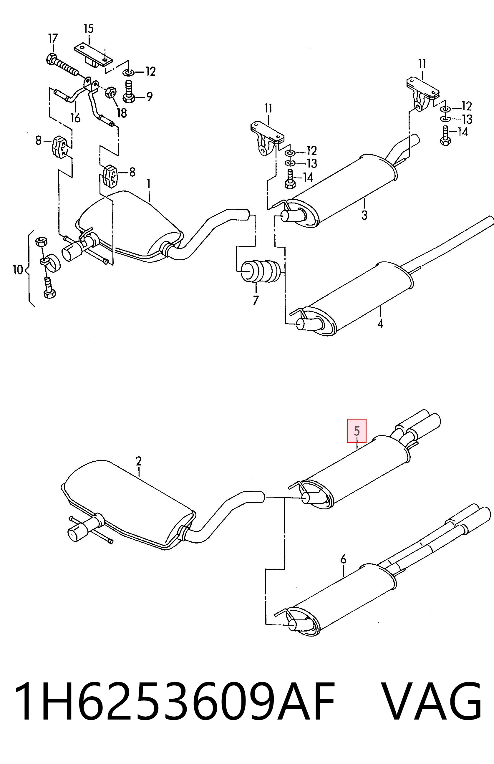 Глушитель  Bosal BS233715