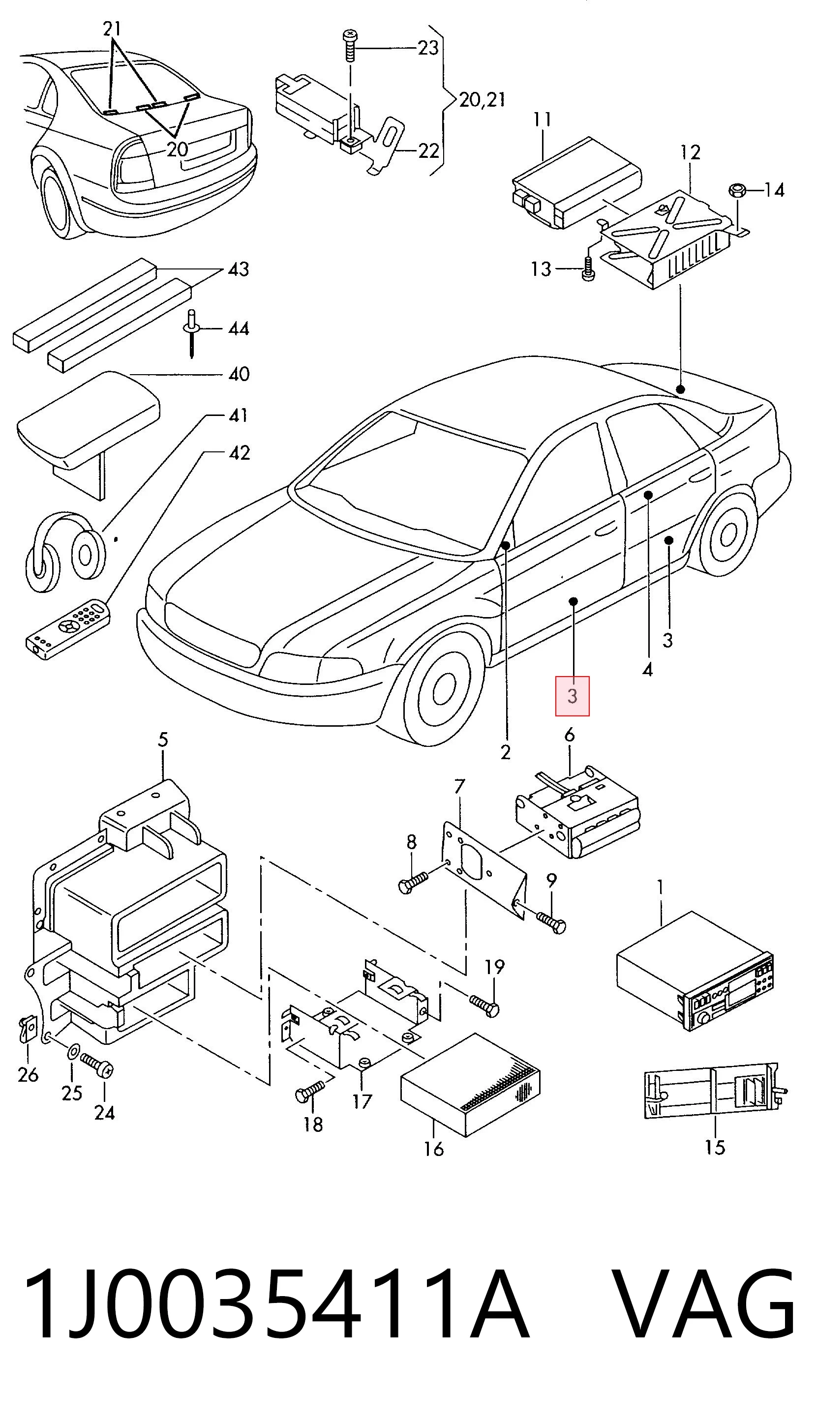 1J0035411A VAG 