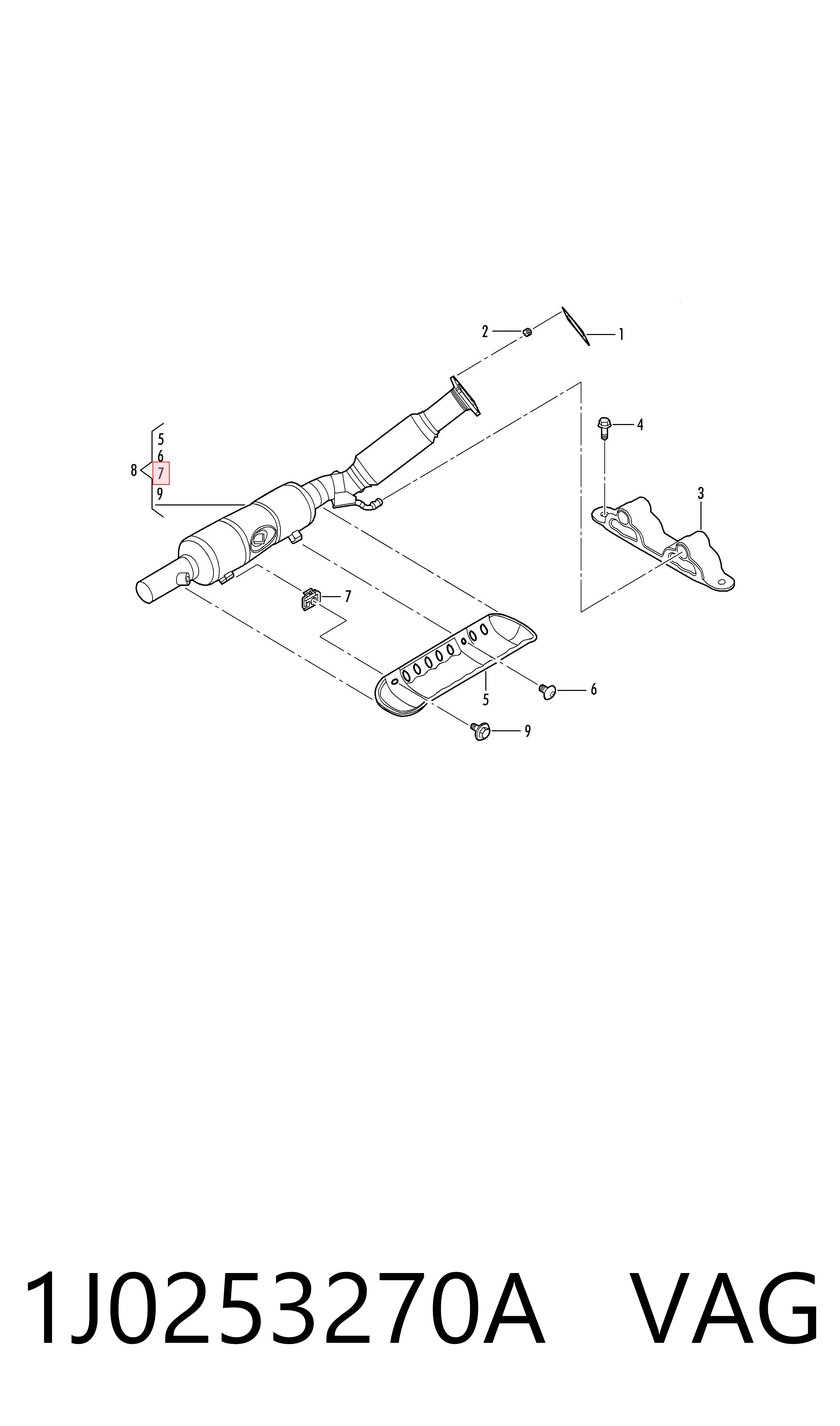 1J0253270A VAG 