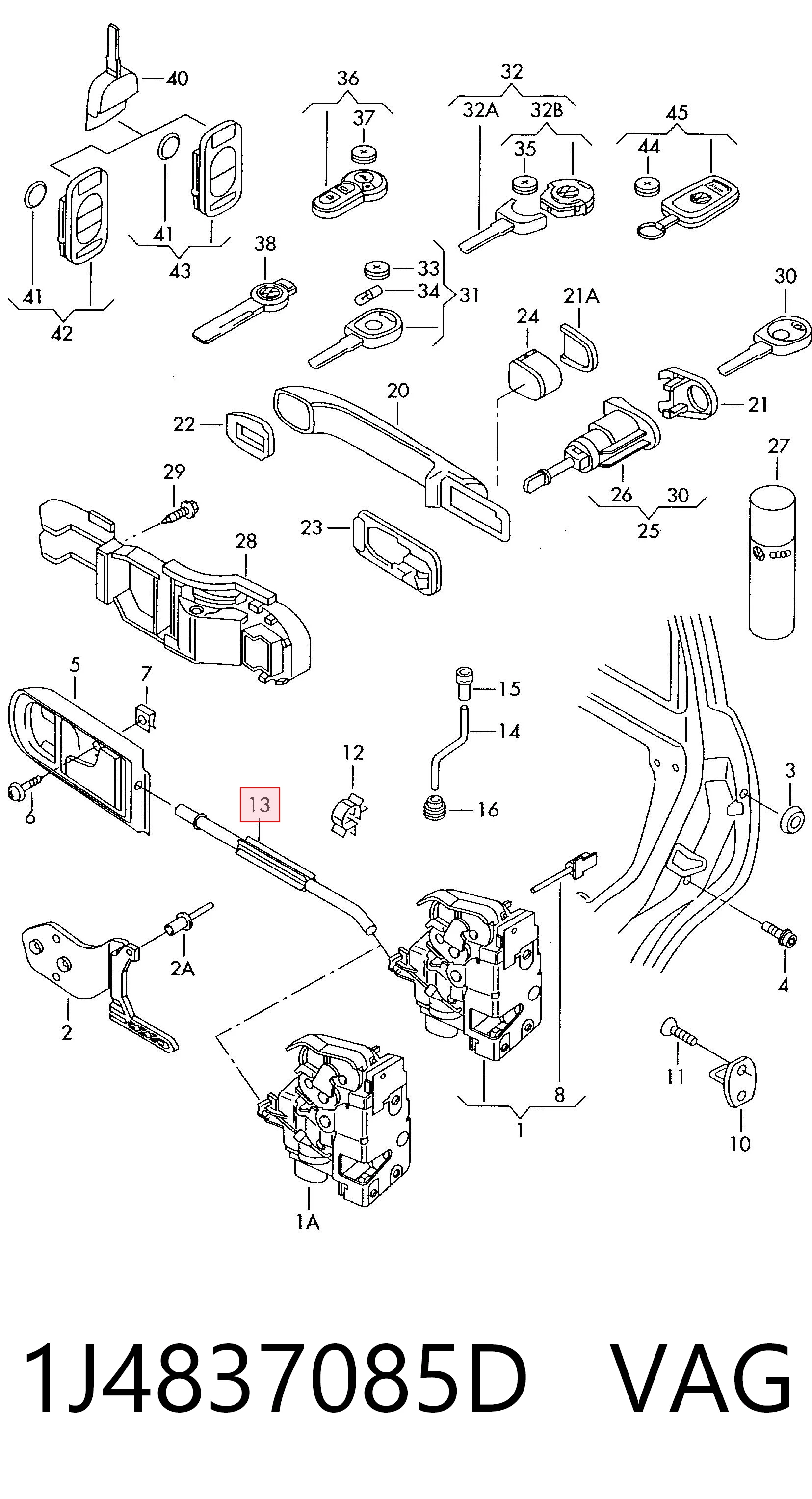 Тяга открывания двери передней KSP KSP00378 цена, от 9.99 USD