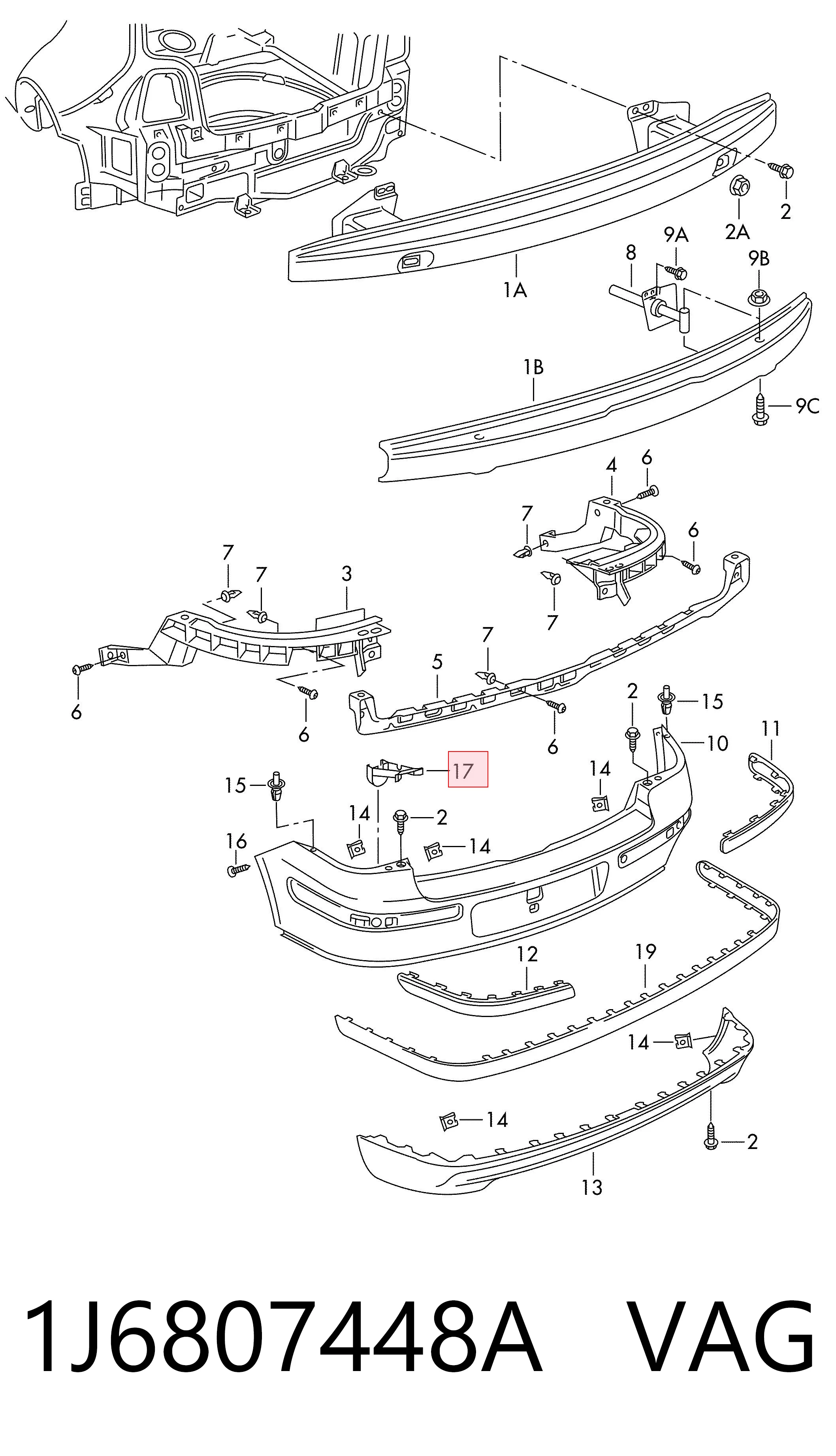 1J6807448A VAG 
